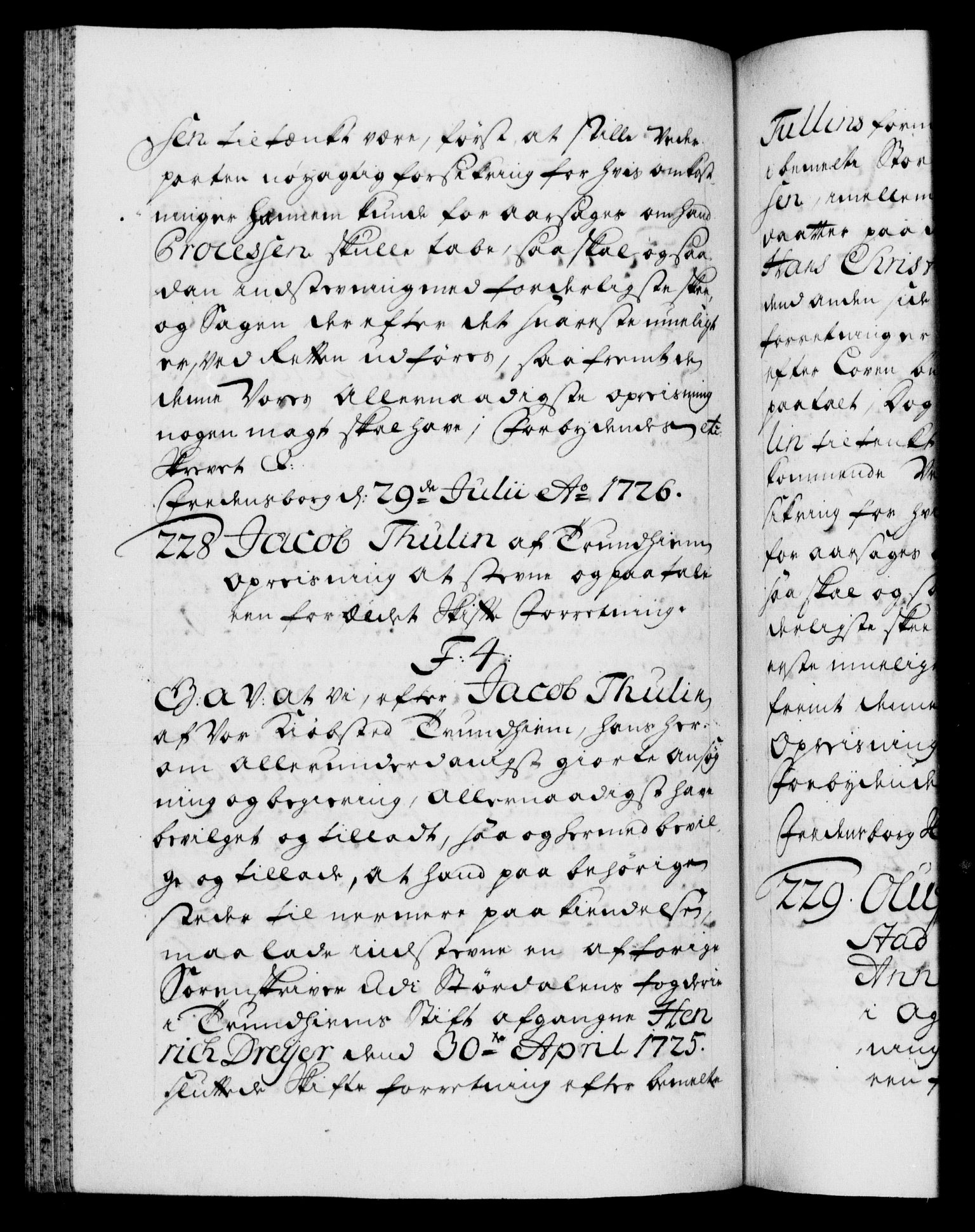 Danske Kanselli 1572-1799, RA/EA-3023/F/Fc/Fca/Fcaa/L0025: Norske registre, 1726-1728, p. 163b