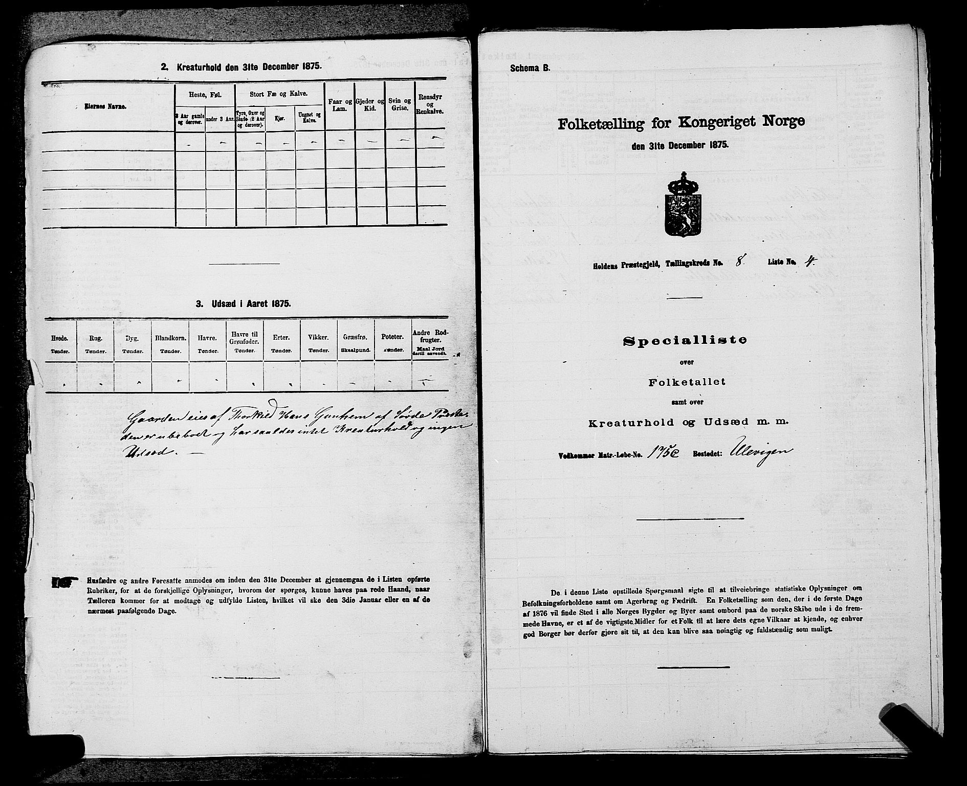 SAKO, 1875 census for 0819P Holla, 1875, p. 968