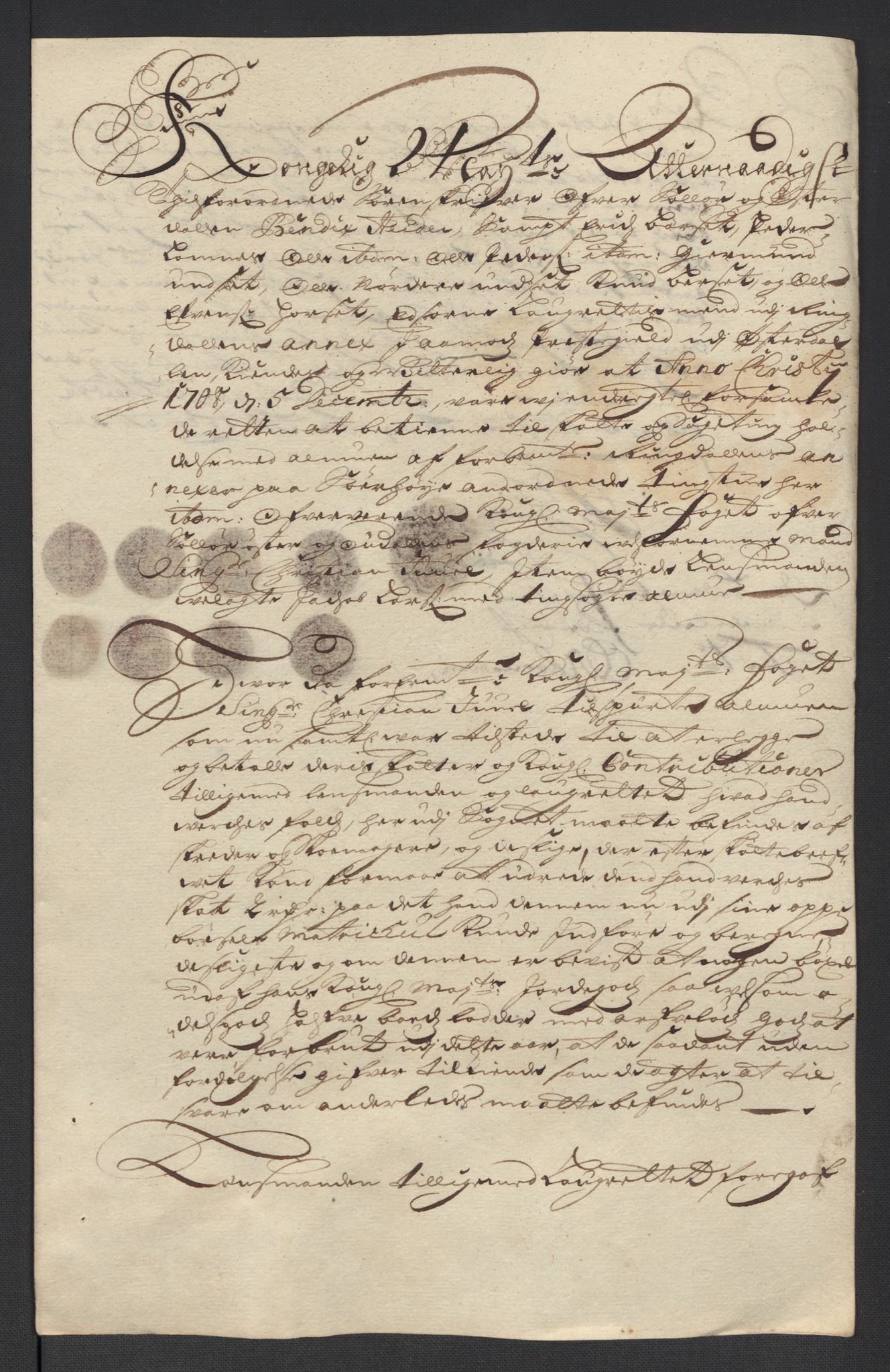 Rentekammeret inntil 1814, Reviderte regnskaper, Fogderegnskap, AV/RA-EA-4092/R13/L0845: Fogderegnskap Solør, Odal og Østerdal, 1708, p. 137