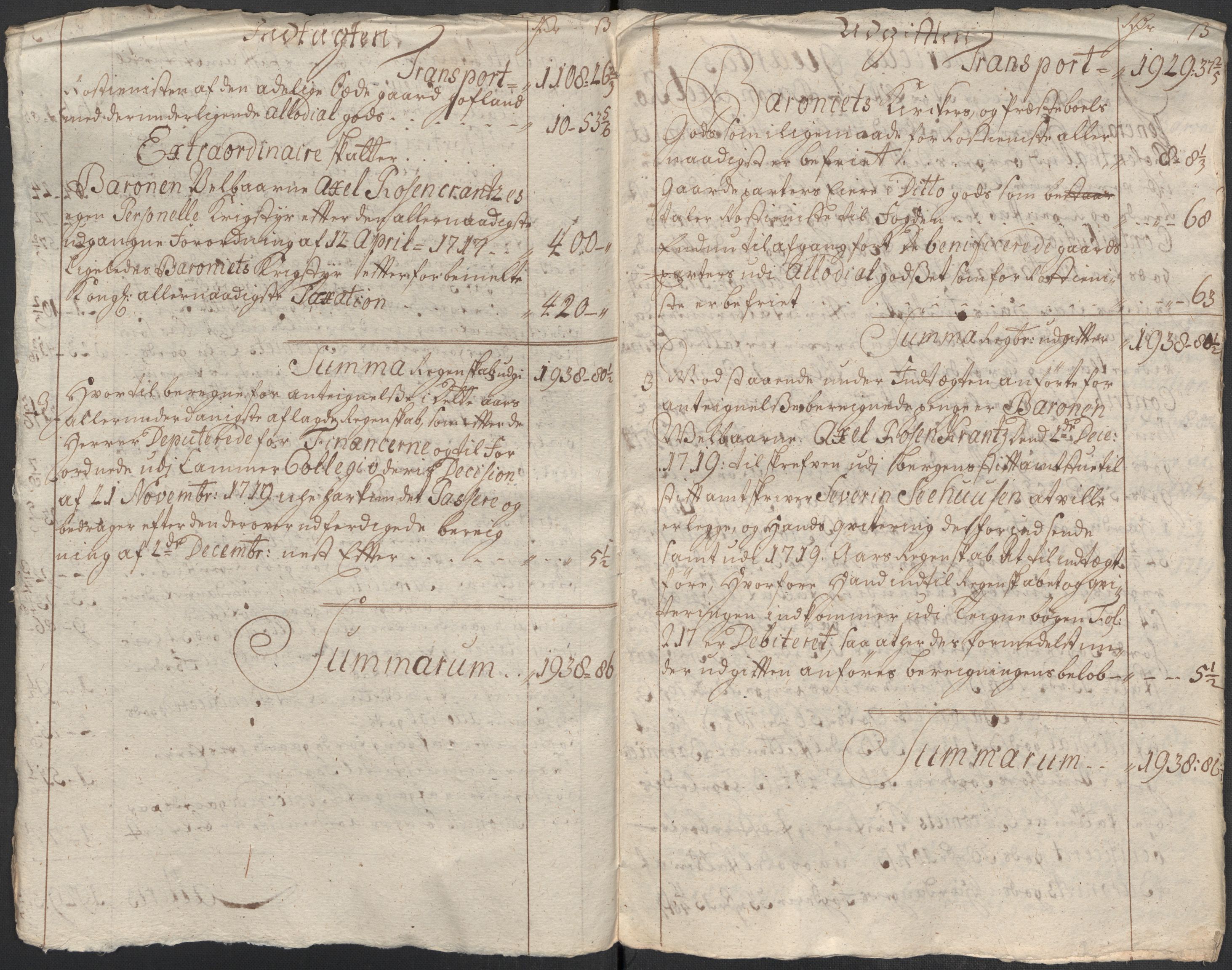 Rentekammeret inntil 1814, Reviderte regnskaper, Fogderegnskap, AV/RA-EA-4092/R49/L3139: Fogderegnskap Rosendal Baroni, 1715-1717, p. 214