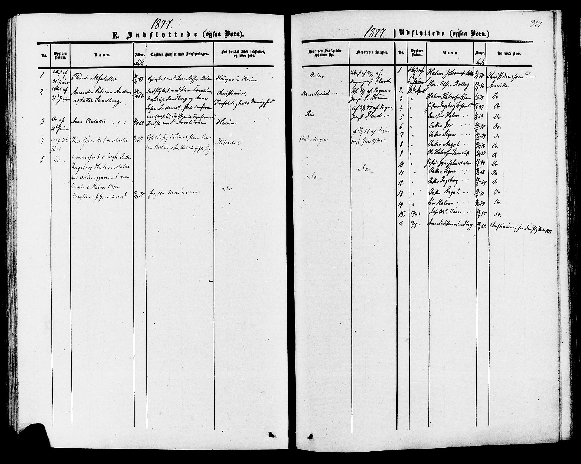 Tinn kirkebøker, SAKO/A-308/F/Fa/L0006: Parish register (official) no. I 6, 1857-1878, p. 381