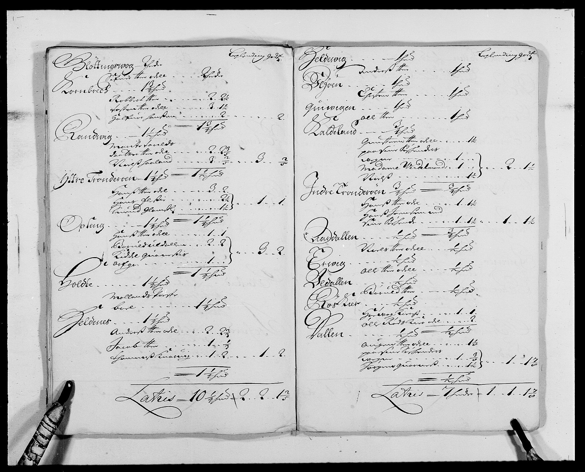 Rentekammeret inntil 1814, Reviderte regnskaper, Fogderegnskap, AV/RA-EA-4092/R39/L2311: Fogderegnskap Nedenes, 1690-1692, p. 171