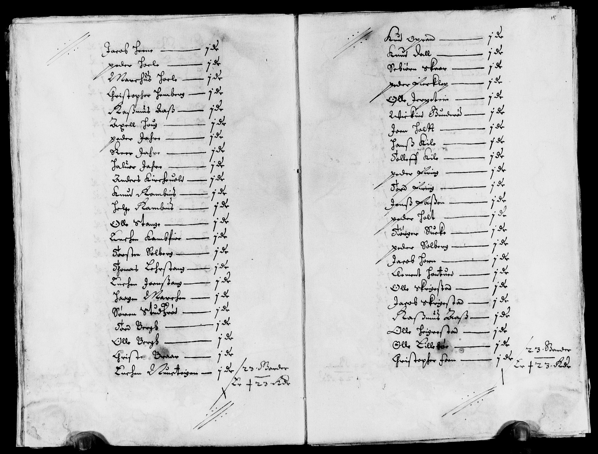 Rentekammeret inntil 1814, Reviderte regnskaper, Lensregnskaper, AV/RA-EA-5023/R/Rb/Rbo/L0027: Tønsberg len, 1645-1647