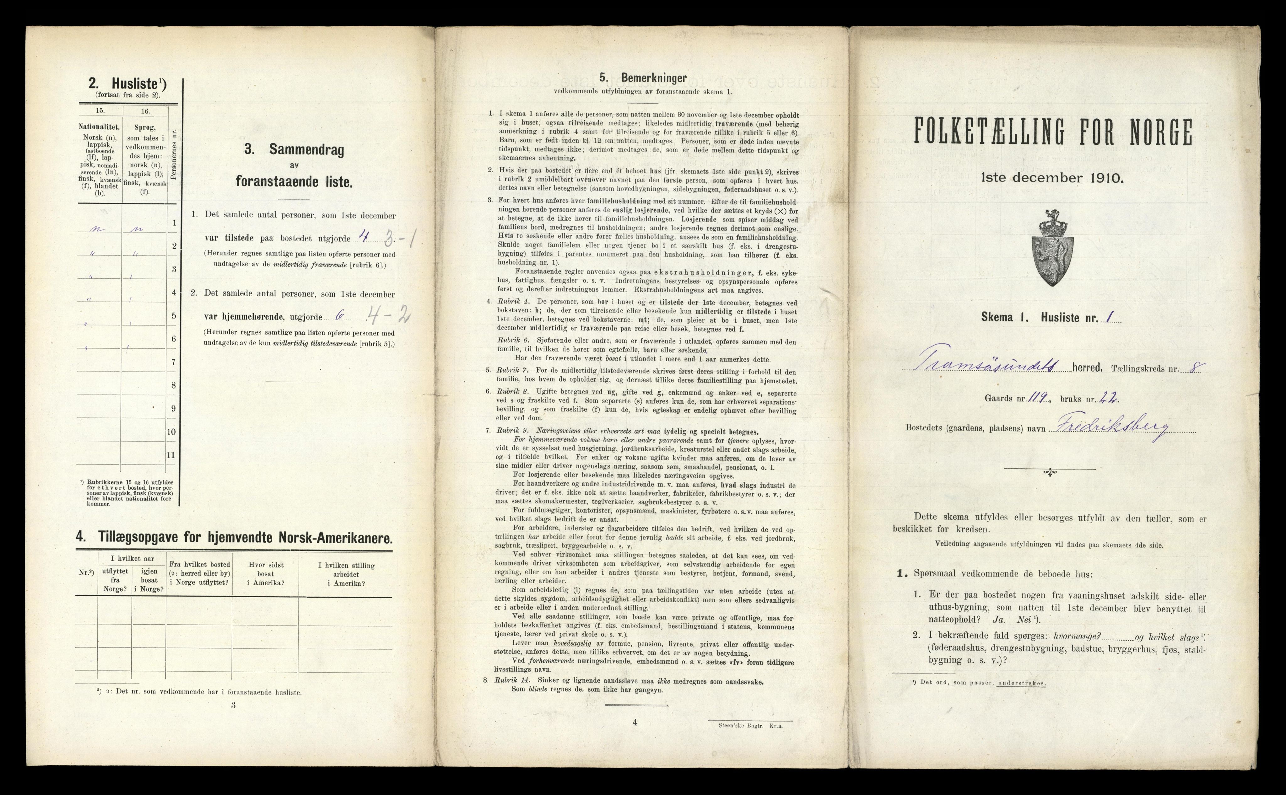 RA, 1910 census for Tromsøysund, 1910, p. 1429