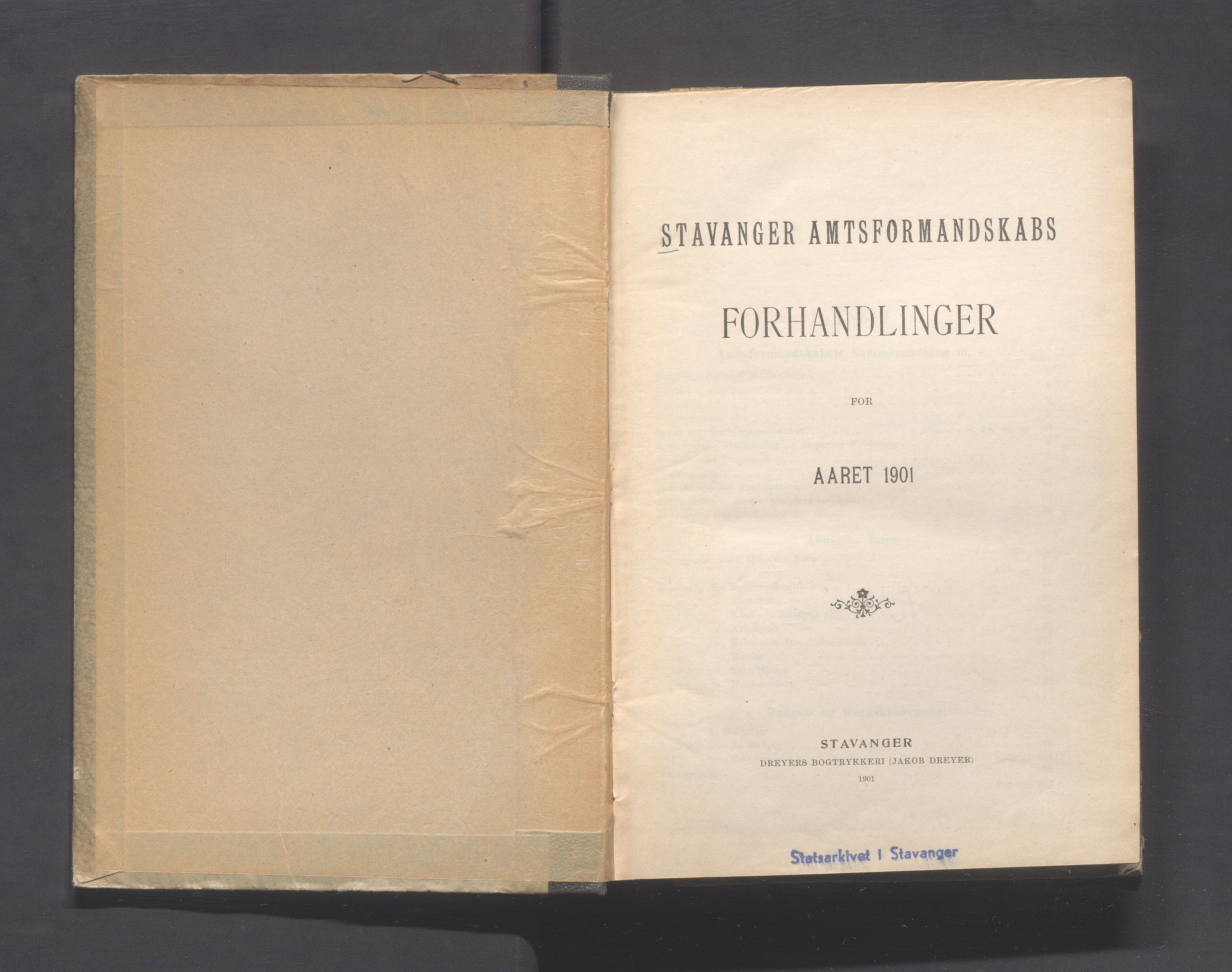 Rogaland fylkeskommune - Fylkesrådmannen , IKAR/A-900/A, 1901, p. 2