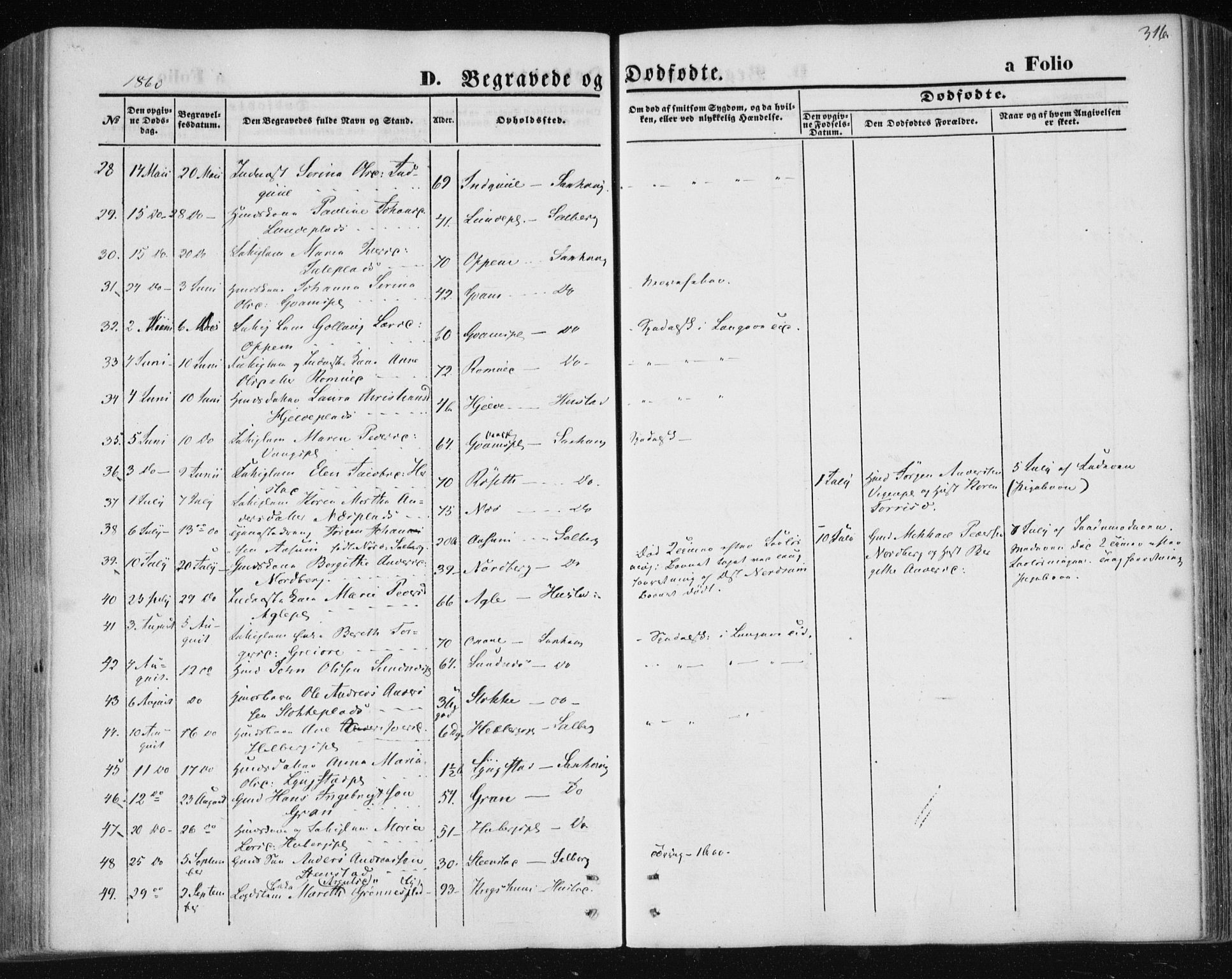 Ministerialprotokoller, klokkerbøker og fødselsregistre - Nord-Trøndelag, AV/SAT-A-1458/730/L0283: Parish register (official) no. 730A08, 1855-1865, p. 316