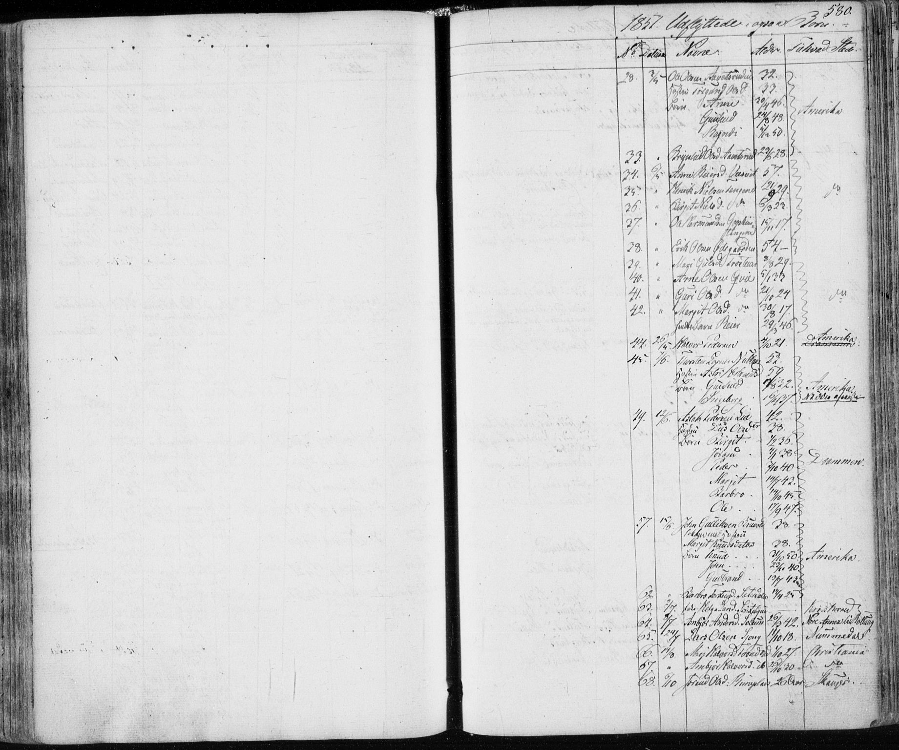 Nes kirkebøker, AV/SAKO-A-236/F/Fa/L0009: Parish register (official) no. 9, 1834-1863, p. 580