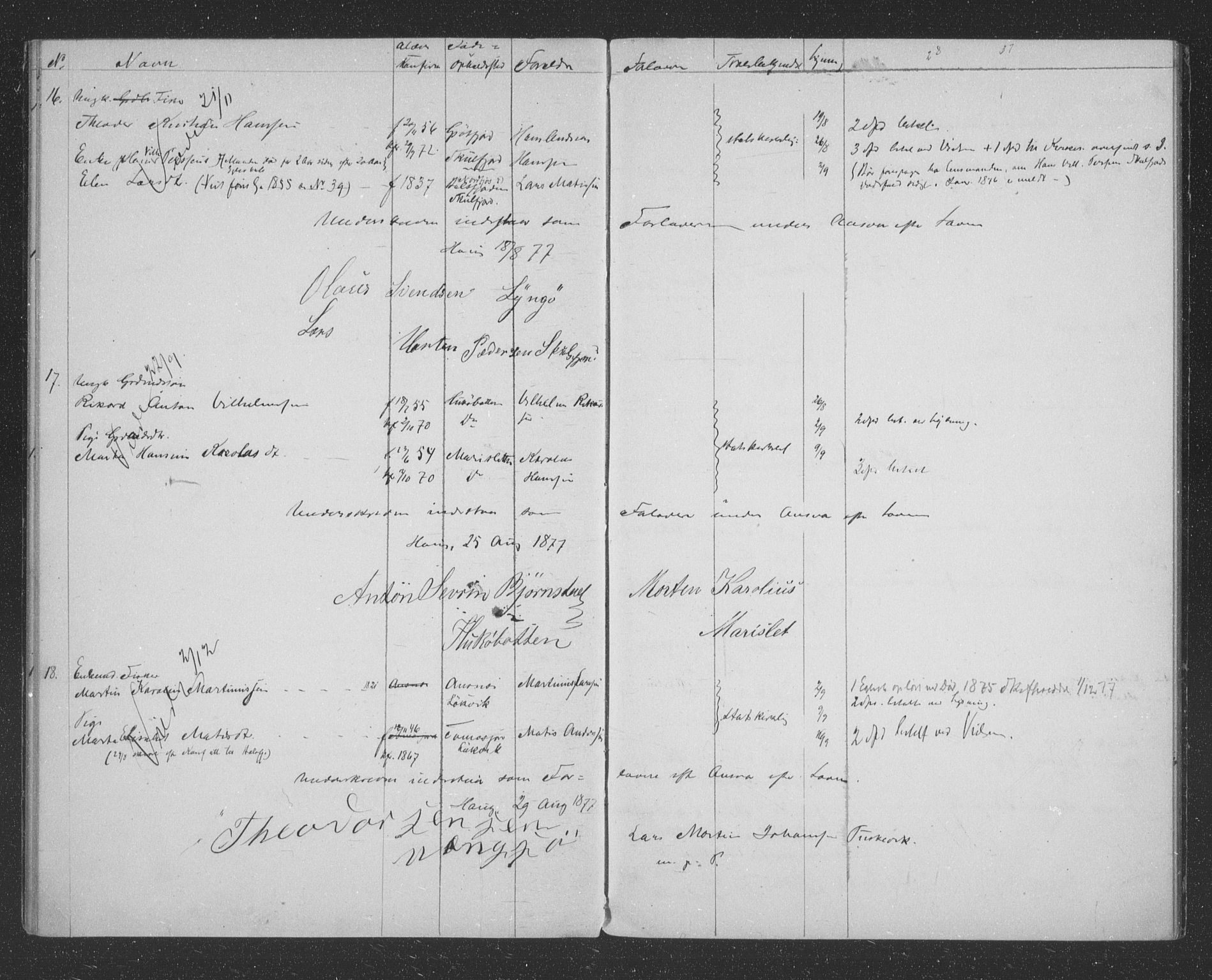 Tromsøysund sokneprestkontor, AV/SATØ-S-1304/H/Hc/L0055: Banns register no. 55, 1875-1880