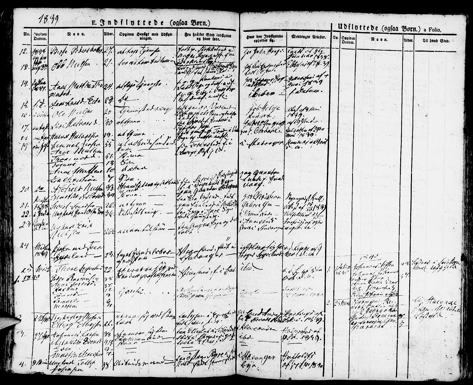 Domkirken sokneprestkontor, SAST/A-101812/001/30/30BA/L0011: Parish register (official) no. A 11, 1832-1856