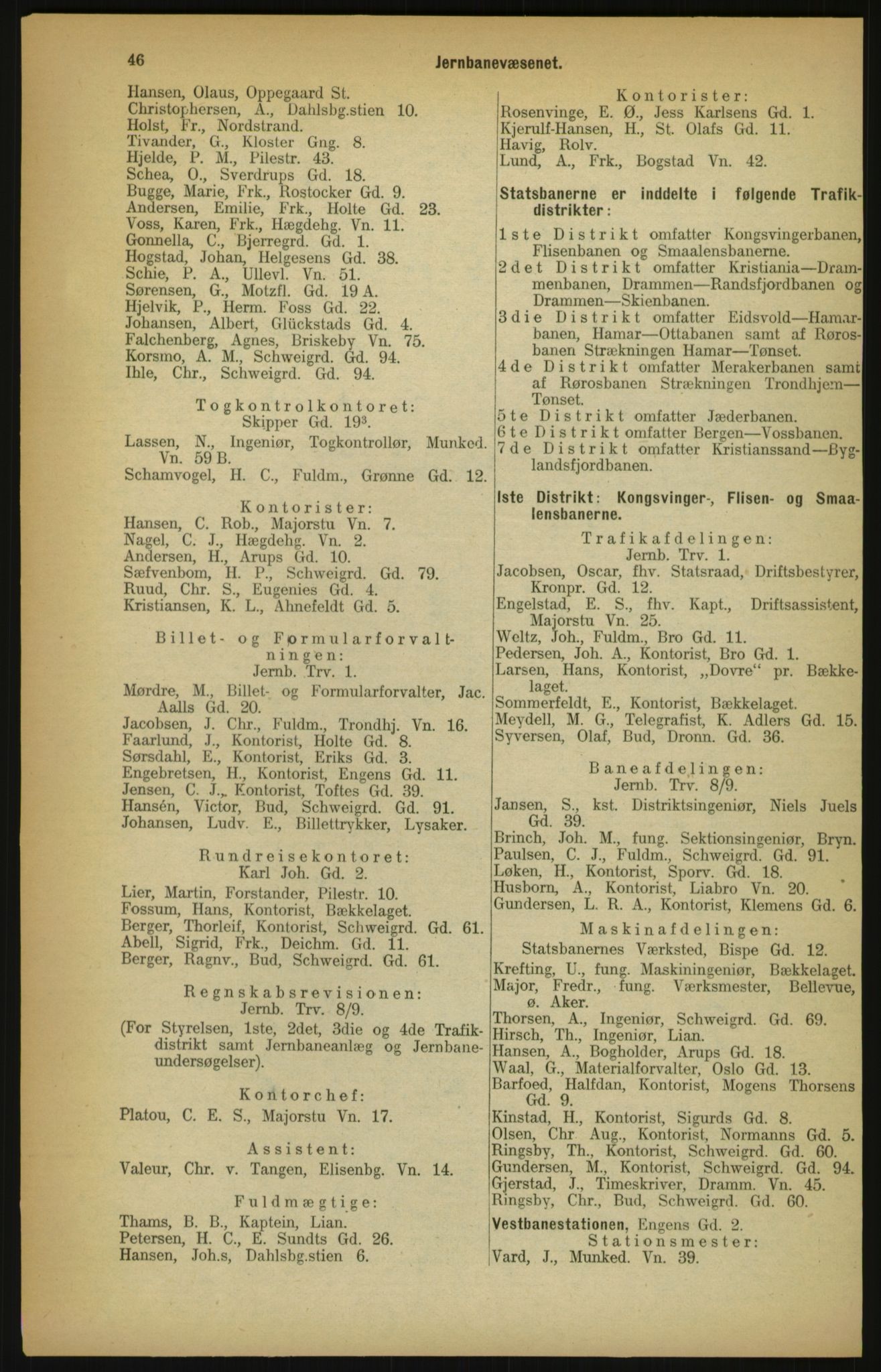 Kristiania/Oslo adressebok, PUBL/-, 1900, p. 46