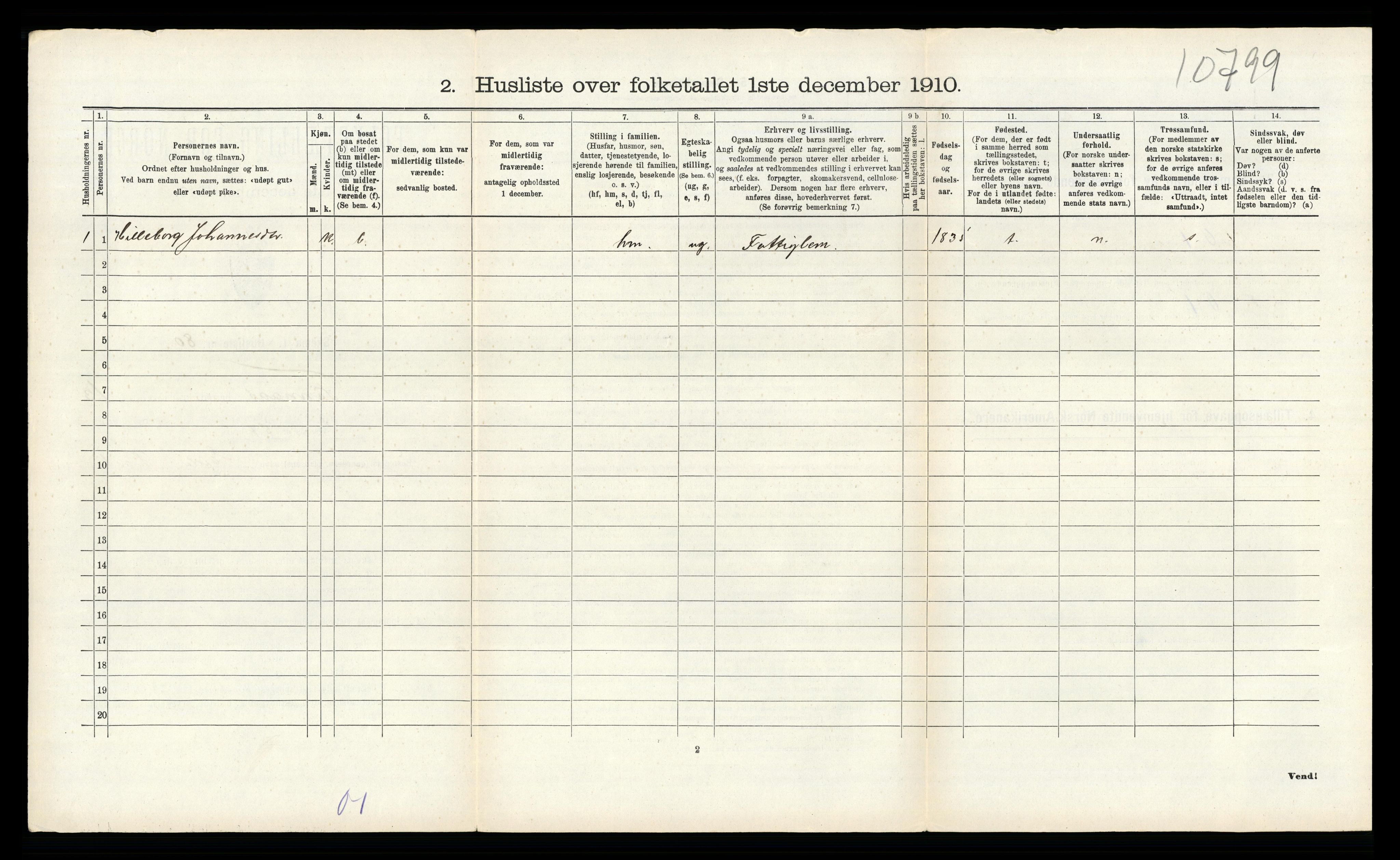 RA, 1910 census for Finnås, 1910, p. 1683