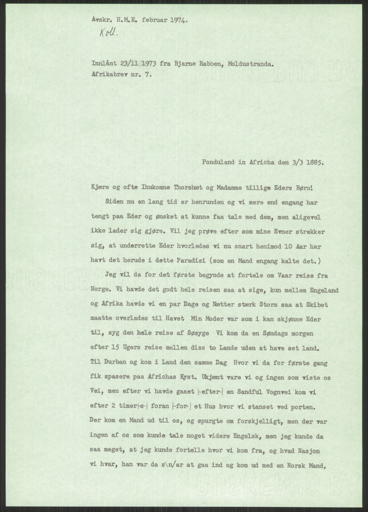 Samlinger til kildeutgivelse, Amerikabrevene, AV/RA-EA-4057/F/L0033: Innlån fra Sogn og Fjordane. Innlån fra Møre og Romsdal, 1838-1914, p. 645