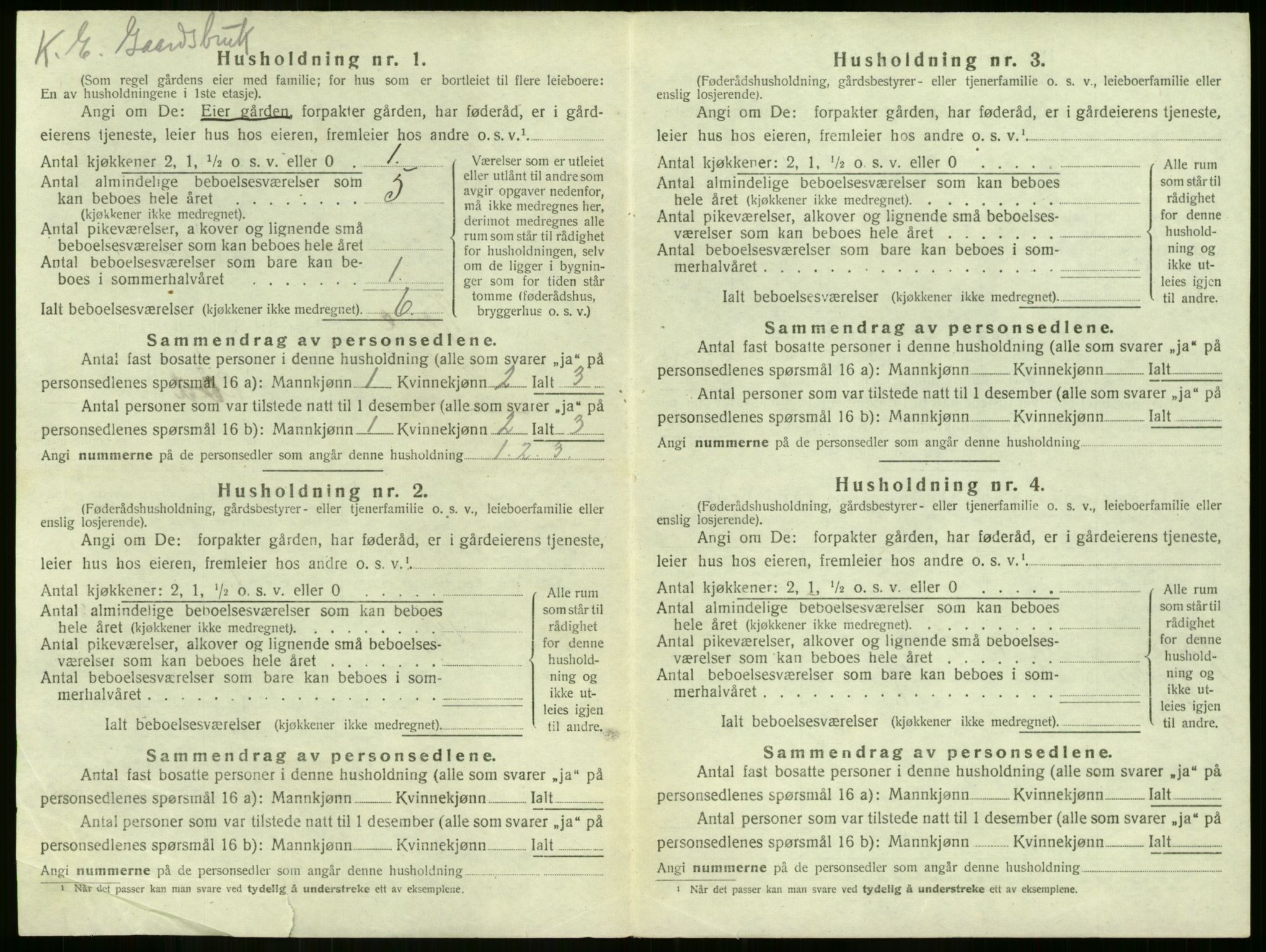 SAKO, 1920 census for Tjøme, 1920, p. 354