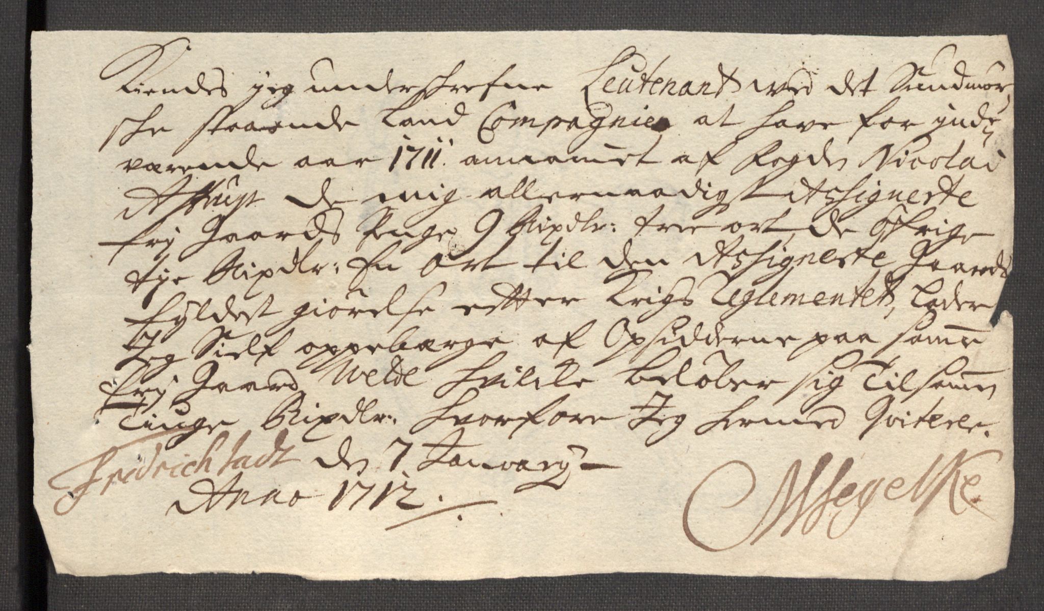 Rentekammeret inntil 1814, Reviderte regnskaper, Fogderegnskap, AV/RA-EA-4092/R54/L3564: Fogderegnskap Sunnmøre, 1711, p. 486