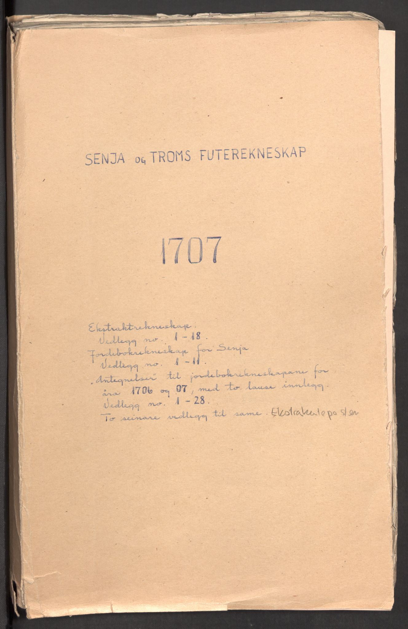 Rentekammeret inntil 1814, Reviderte regnskaper, Fogderegnskap, RA/EA-4092/R68/L4756: Fogderegnskap Senja og Troms, 1705-1707, p. 265