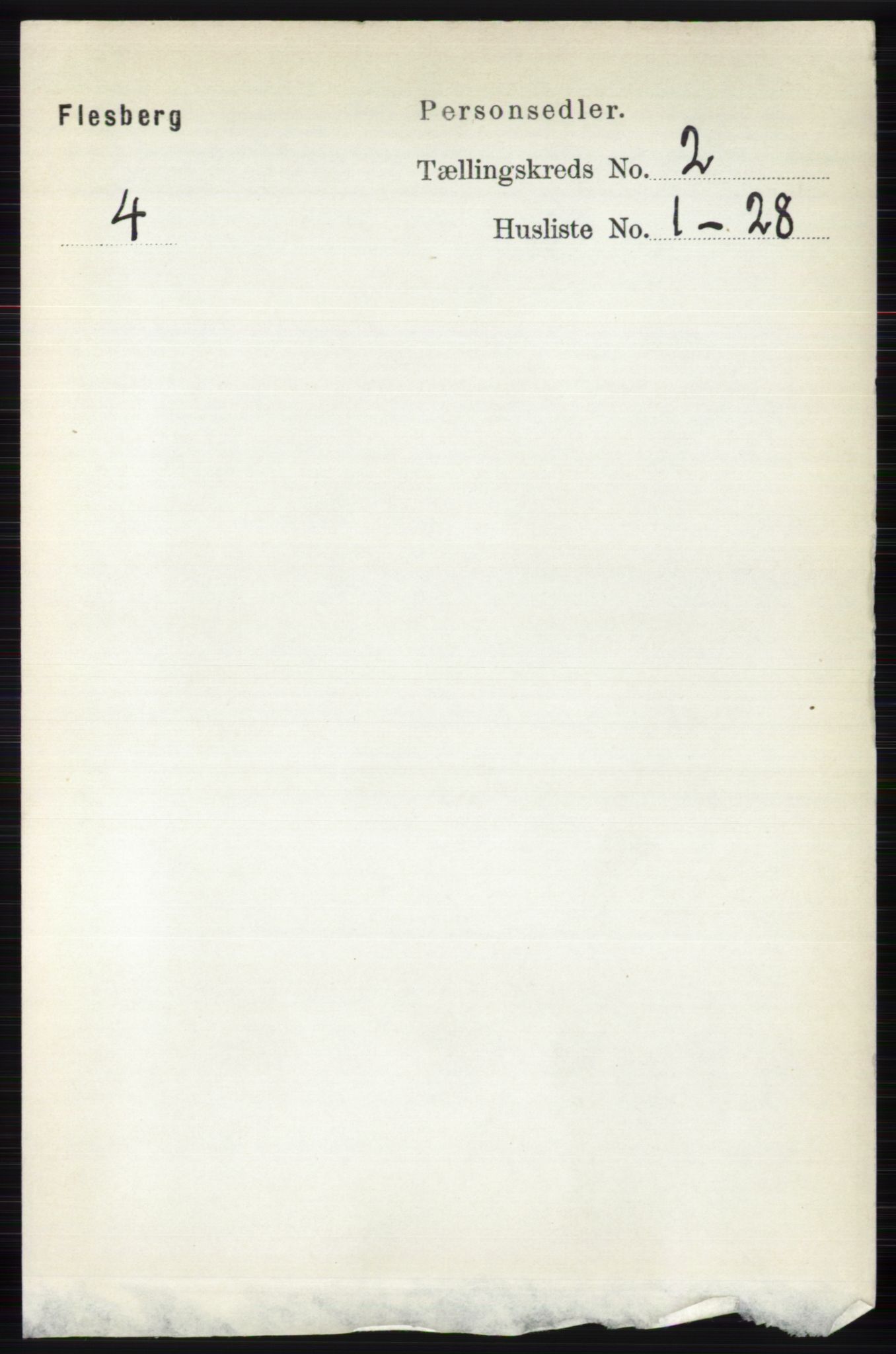 RA, 1891 census for 0631 Flesberg, 1891, p. 245