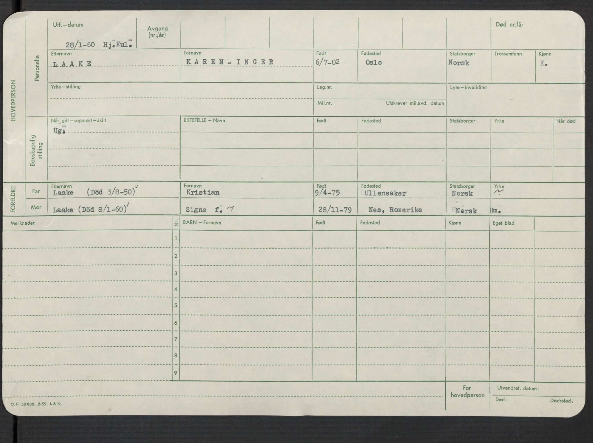 Oslo folkeregister, Registerkort, SAO/A-11715/F/Fa/Fac/L0019: Kvinner, 1906-1914, p. 701b