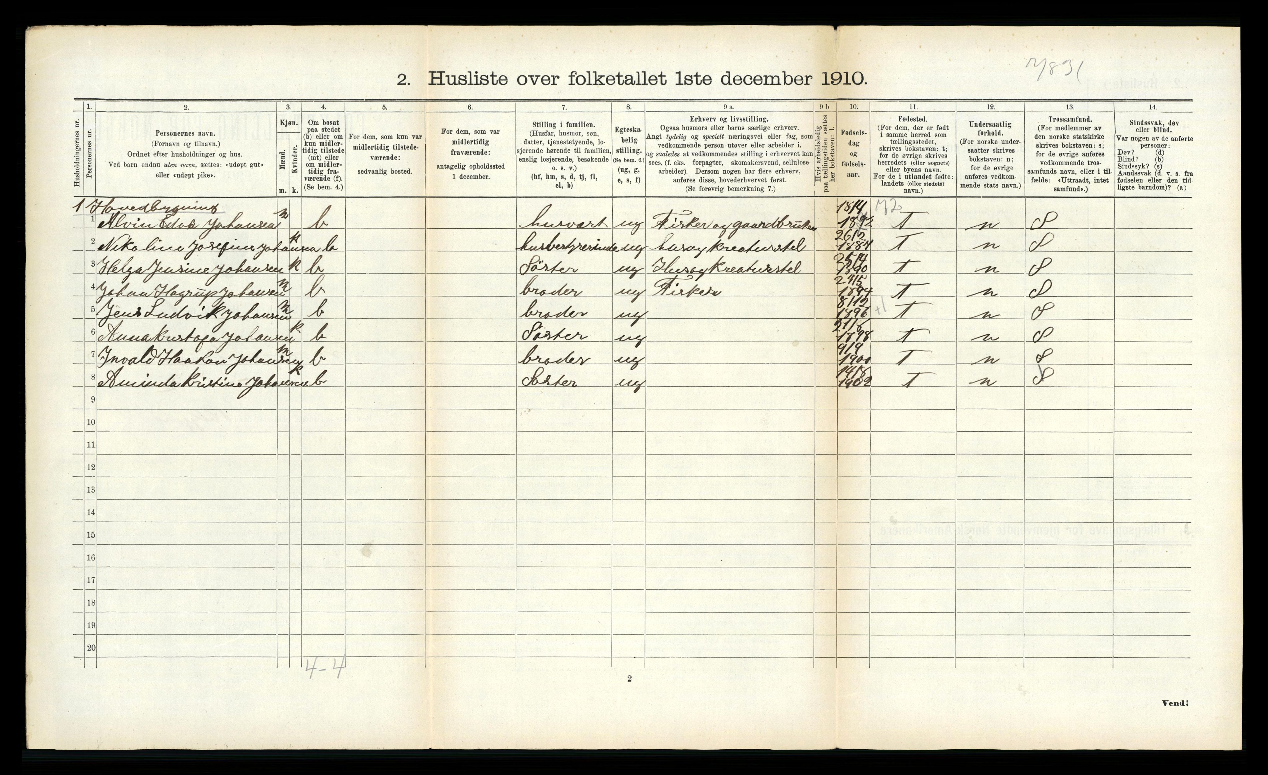 RA, 1910 census for Tromsøysund, 1910, p. 1178