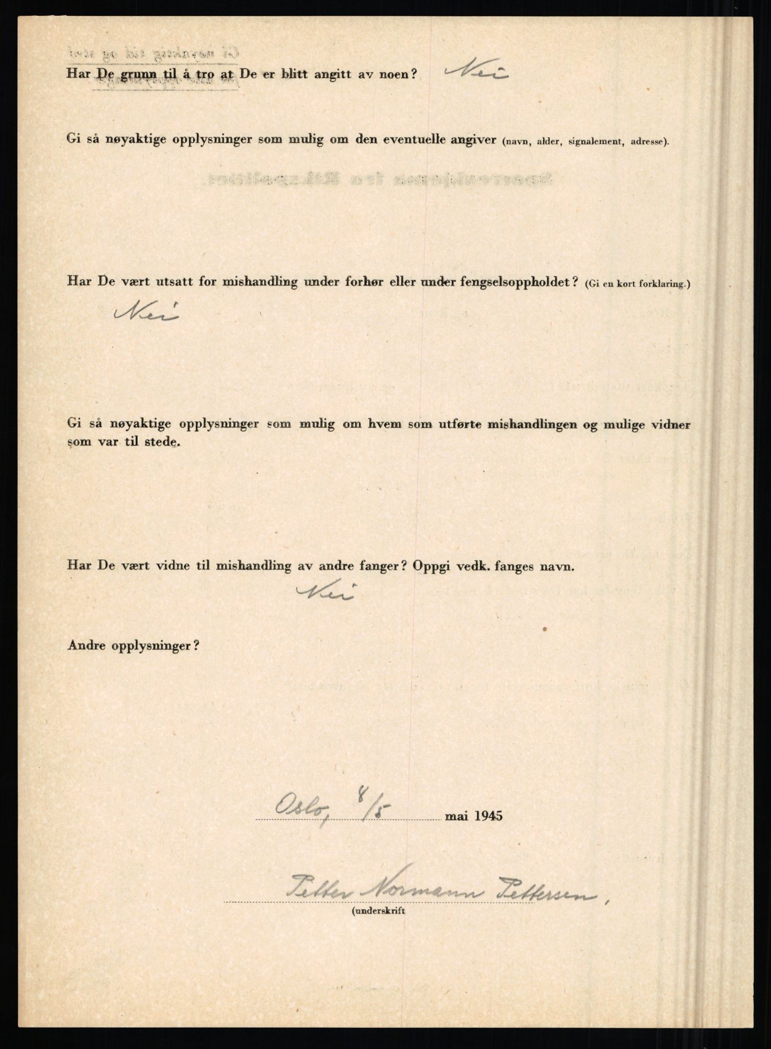 Rikspolitisjefen, AV/RA-S-1560/L/L0014: Pettersen, Aksel - Savosnick, Ernst, 1940-1945, p. 132