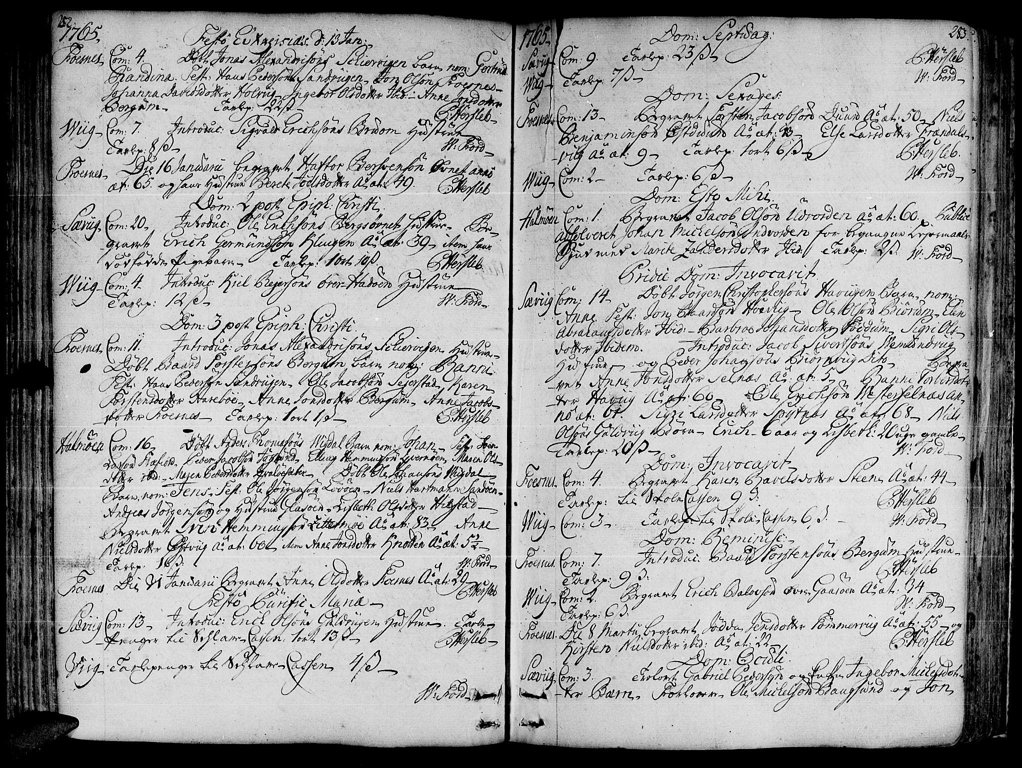 Ministerialprotokoller, klokkerbøker og fødselsregistre - Nord-Trøndelag, SAT/A-1458/773/L0607: Parish register (official) no. 773A01, 1751-1783, p. 282-283