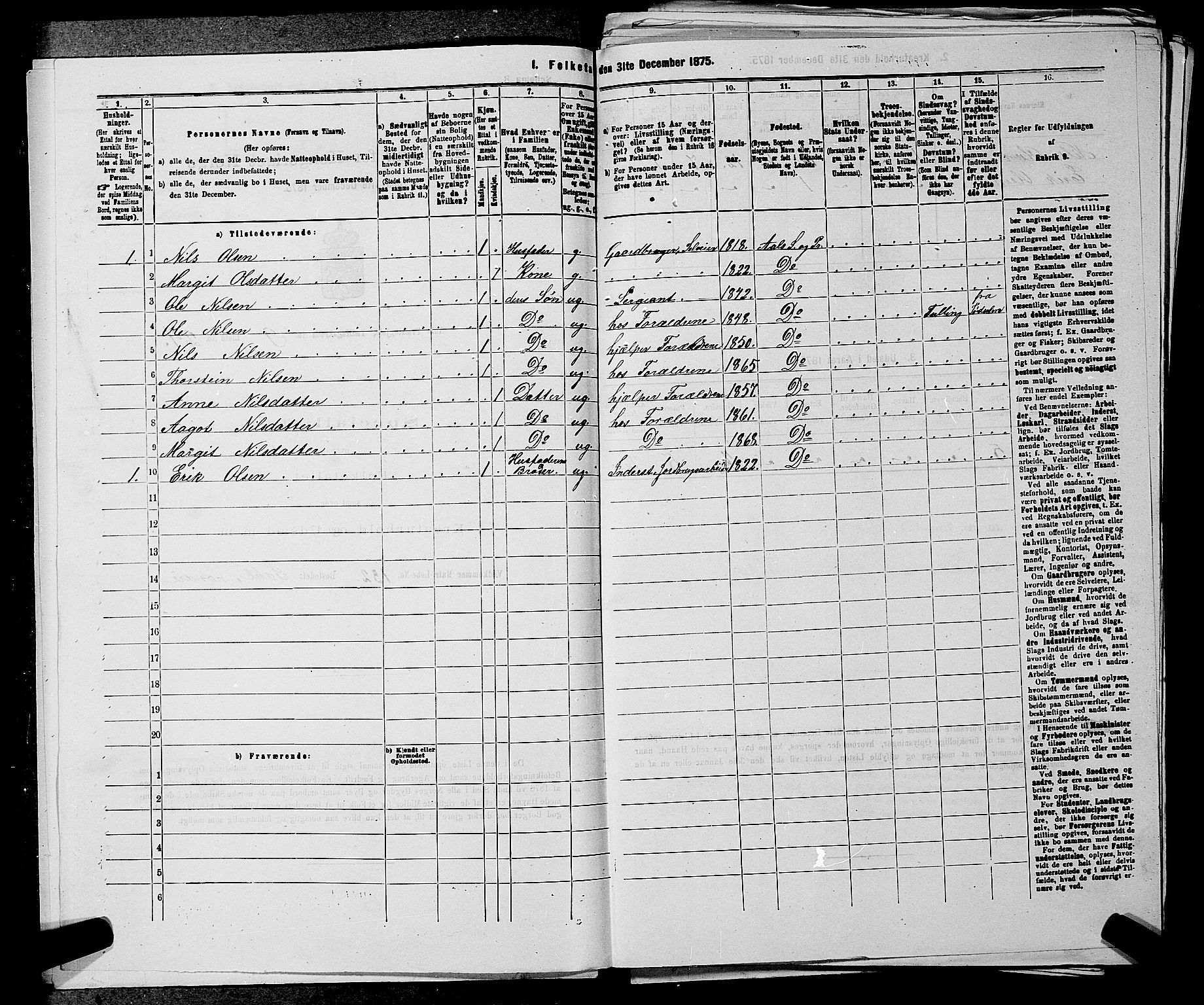 SAKO, 1875 census for 0619P Ål, 1875, p. 1144