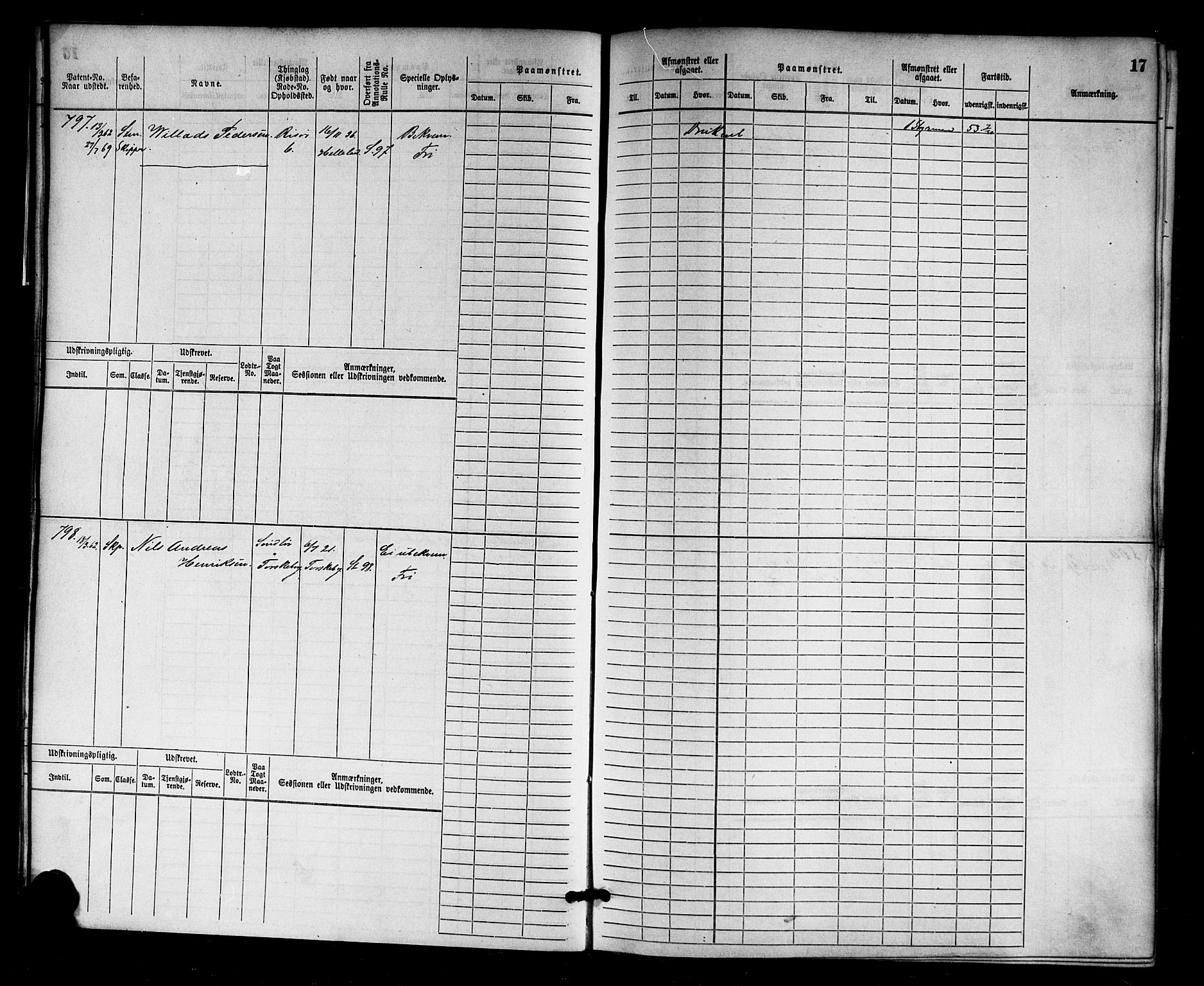 Risør mønstringskrets, AV/SAK-2031-0010/F/Fb/L0003: Hovedrulle nr 767-1528, Q-3, 1868-1910, p. 18