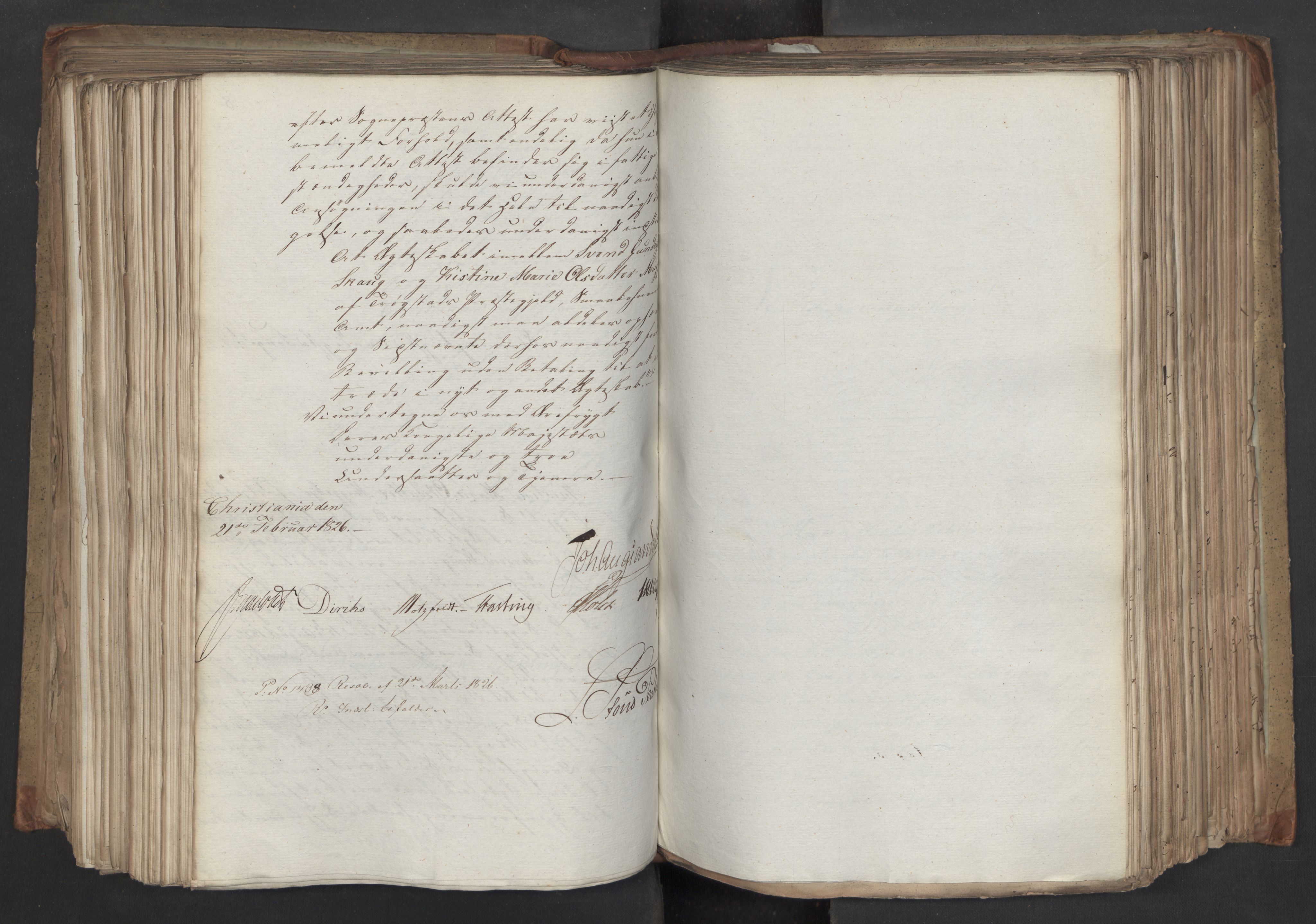 Statsrådsavdelingen i Stockholm, AV/RA-S-1003/D/Da/L0045: Regjeringsinnstillinger nr. 3067-3307, 1826, p. 353