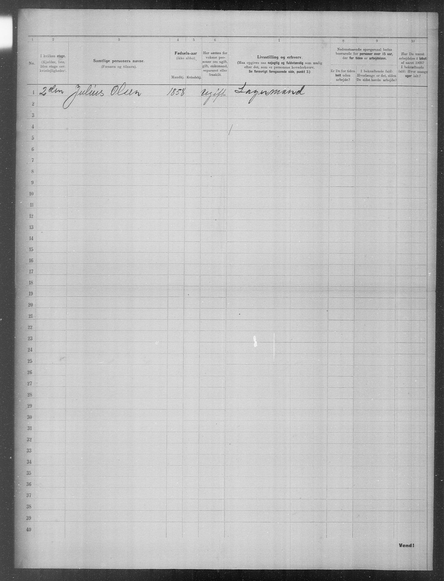 OBA, Municipal Census 1903 for Kristiania, 1903, p. 21984