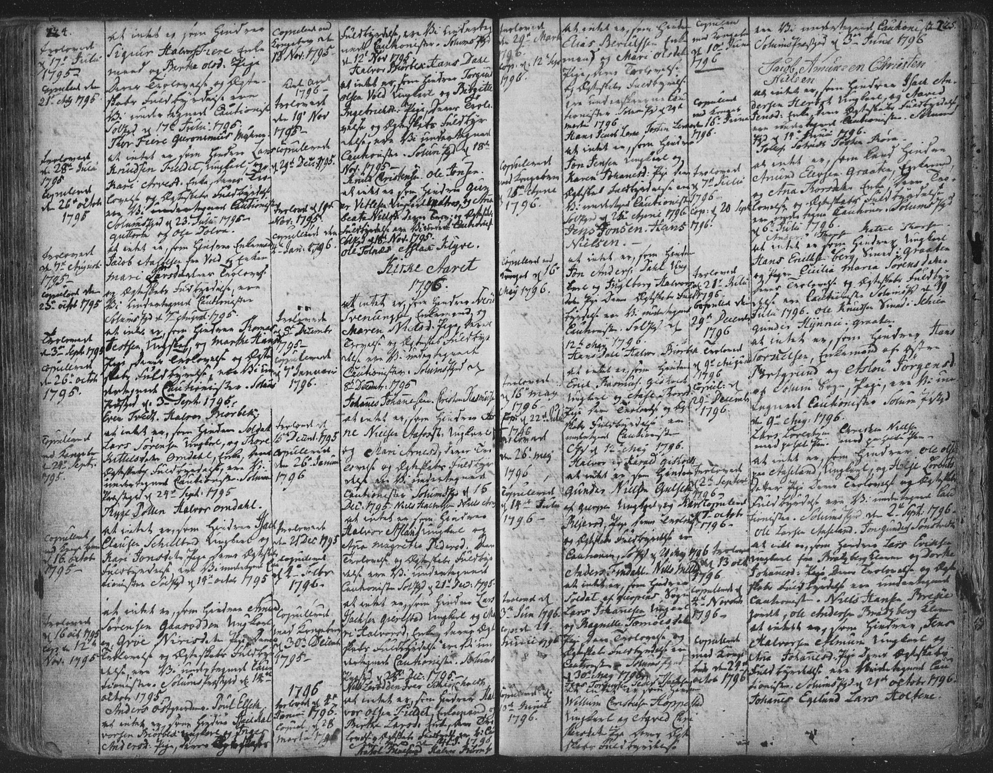 Solum kirkebøker, SAKO/A-306/F/Fa/L0003: Parish register (official) no. I 3, 1761-1814, p. 224-225