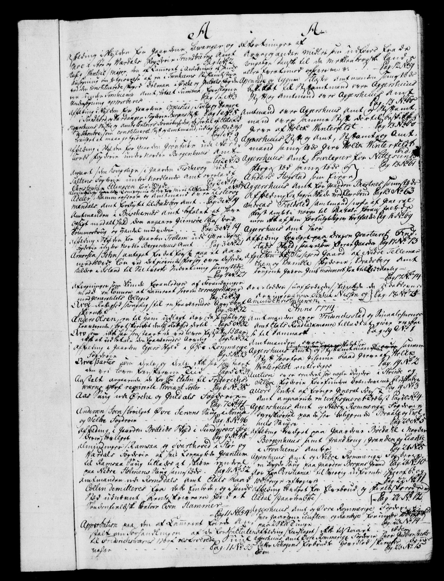 Rentekammeret, Kammerkanselliet, AV/RA-EA-3111/G/Gf/Gfb/L0009: Register til norske relasjons- og resolusjonsprotokoller (merket RK 52.104), 1773-1780
