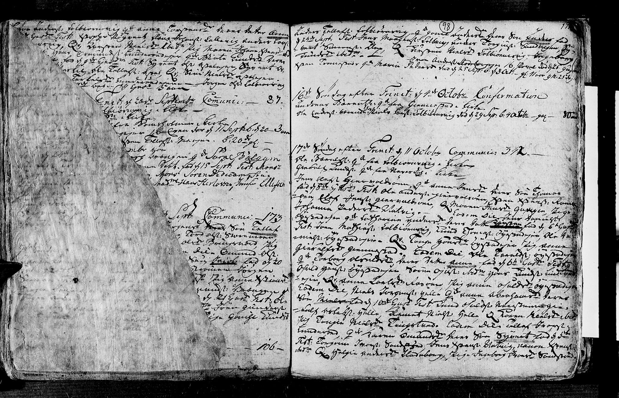 Øyestad sokneprestkontor, AV/SAK-1111-0049/F/Fa/L0006: Parish register (official) no. A 6, 1758-1776, p. 98