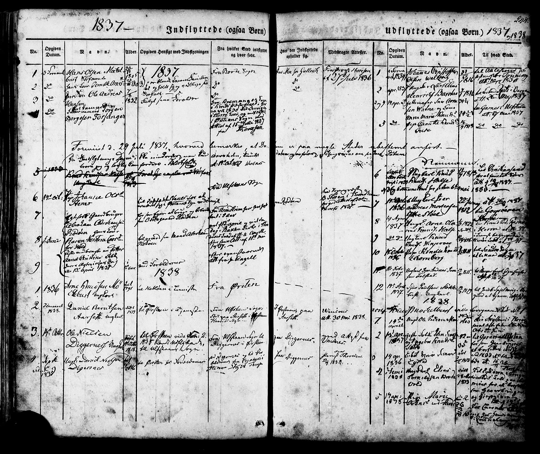 Ministerialprotokoller, klokkerbøker og fødselsregistre - Møre og Romsdal, AV/SAT-A-1454/513/L0174: Parish register (official) no. 513A01, 1831-1855, p. 244