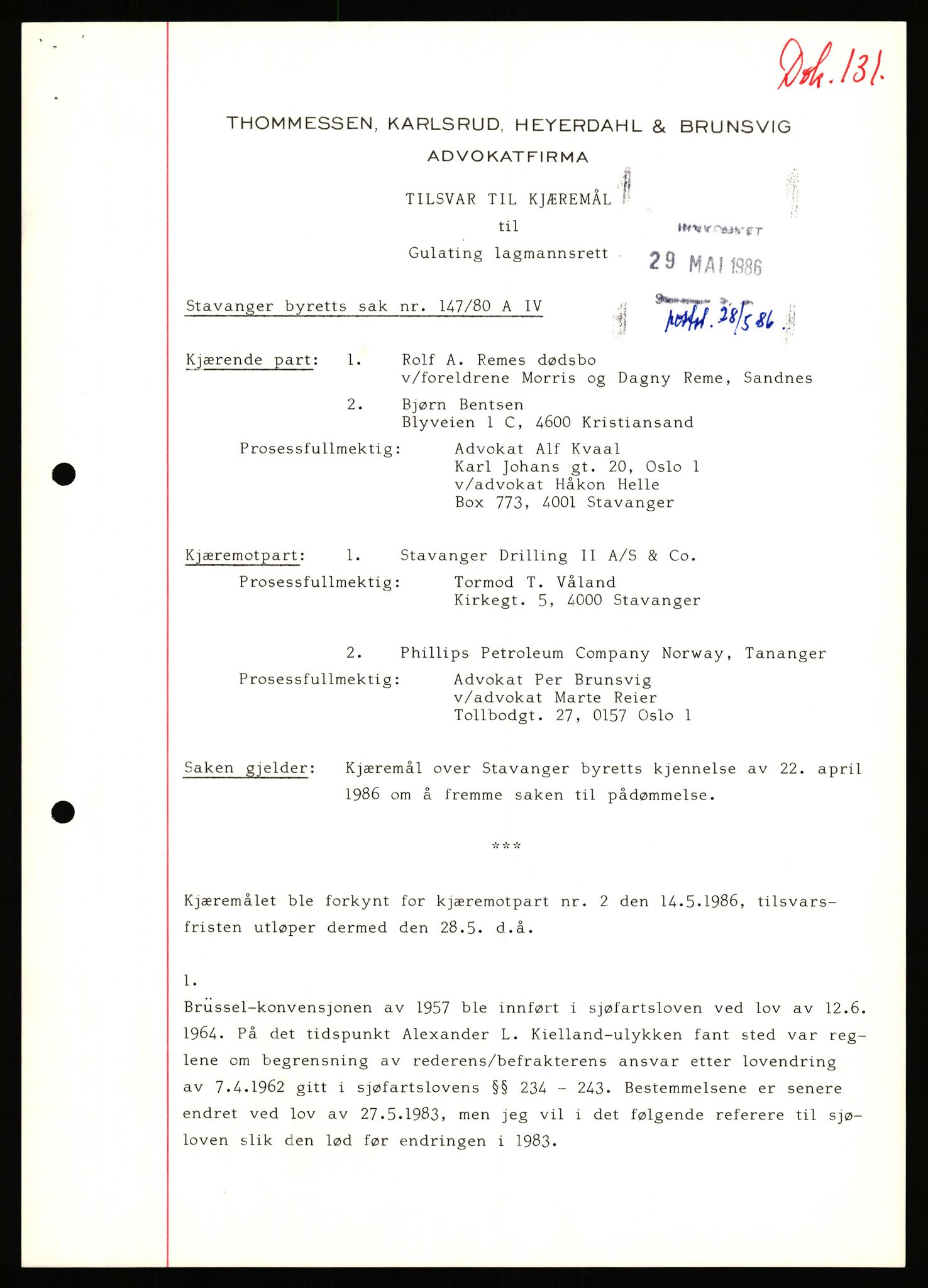 Stavanger byrett, AV/SAST-A-100455/003/F/Fh/Fhb/L0039c: A IV sak nr 147, 1980, p. 770