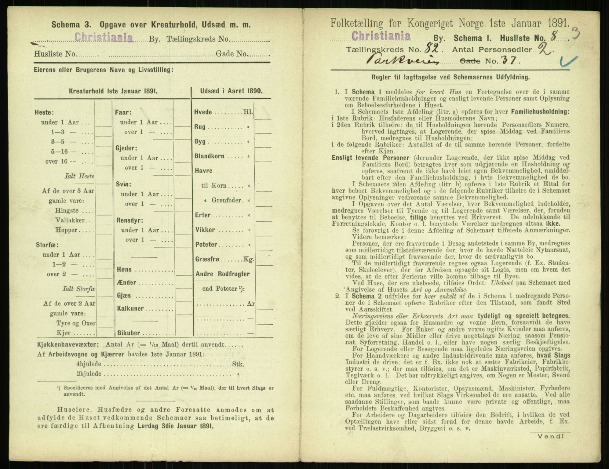 RA, 1891 census for 0301 Kristiania, 1891, p. 41893