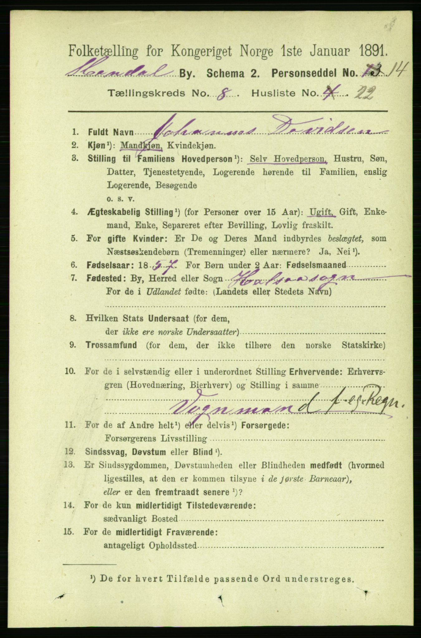 RA, 1891 census for 1002 Mandal, 1891, p. 2468