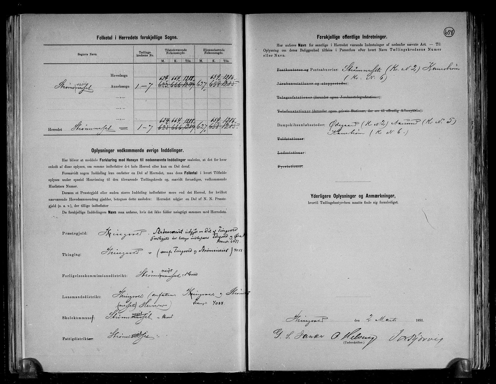 RA, 1891 census for 1559 Straumsnes, 1891, p. 3