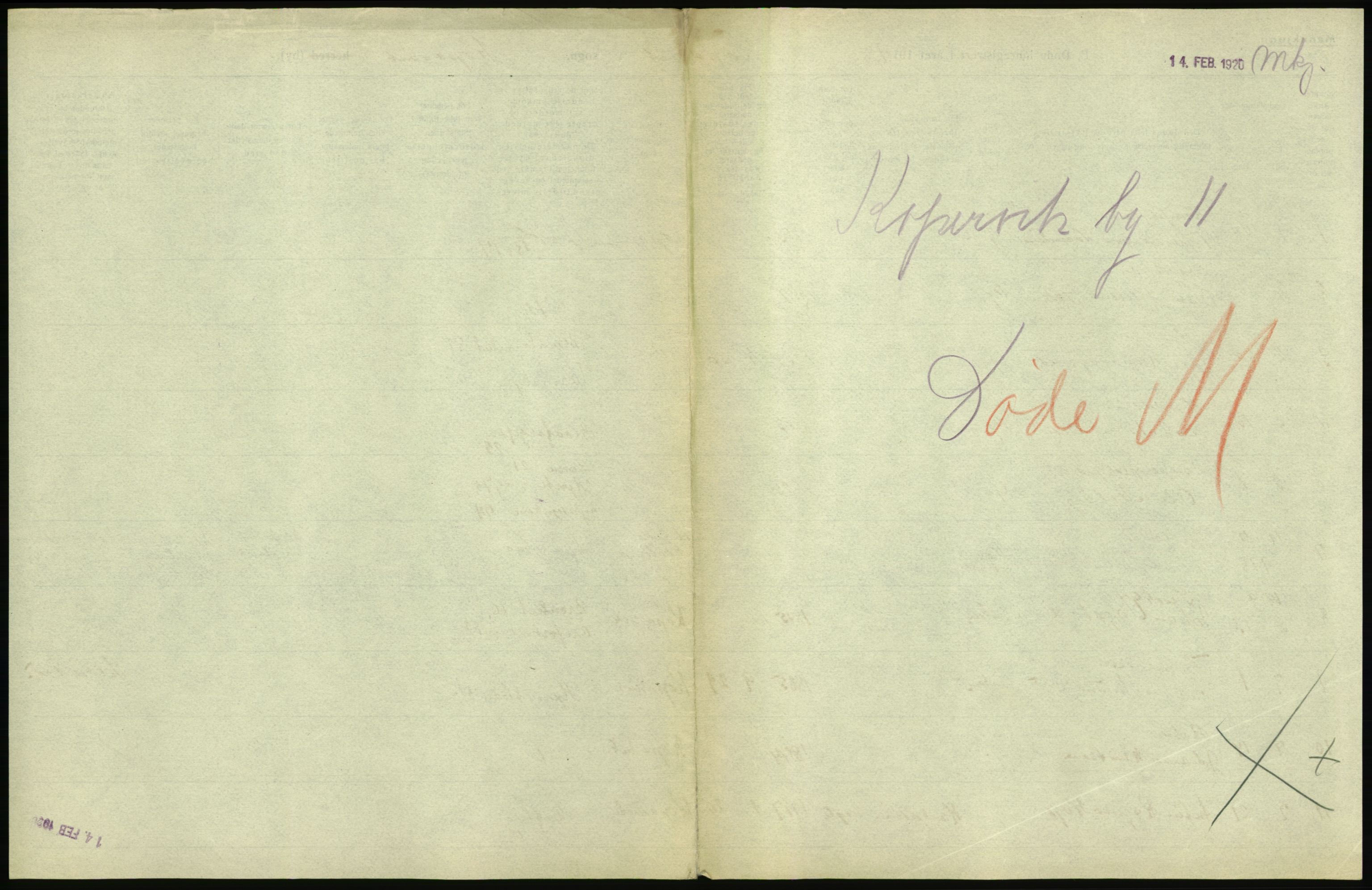 Statistisk sentralbyrå, Sosiodemografiske emner, Befolkning, AV/RA-S-2228/D/Df/Dfb/Dfbi/L0030: Rogaland fylke: Døde. Bygder og byer., 1919, p. 449