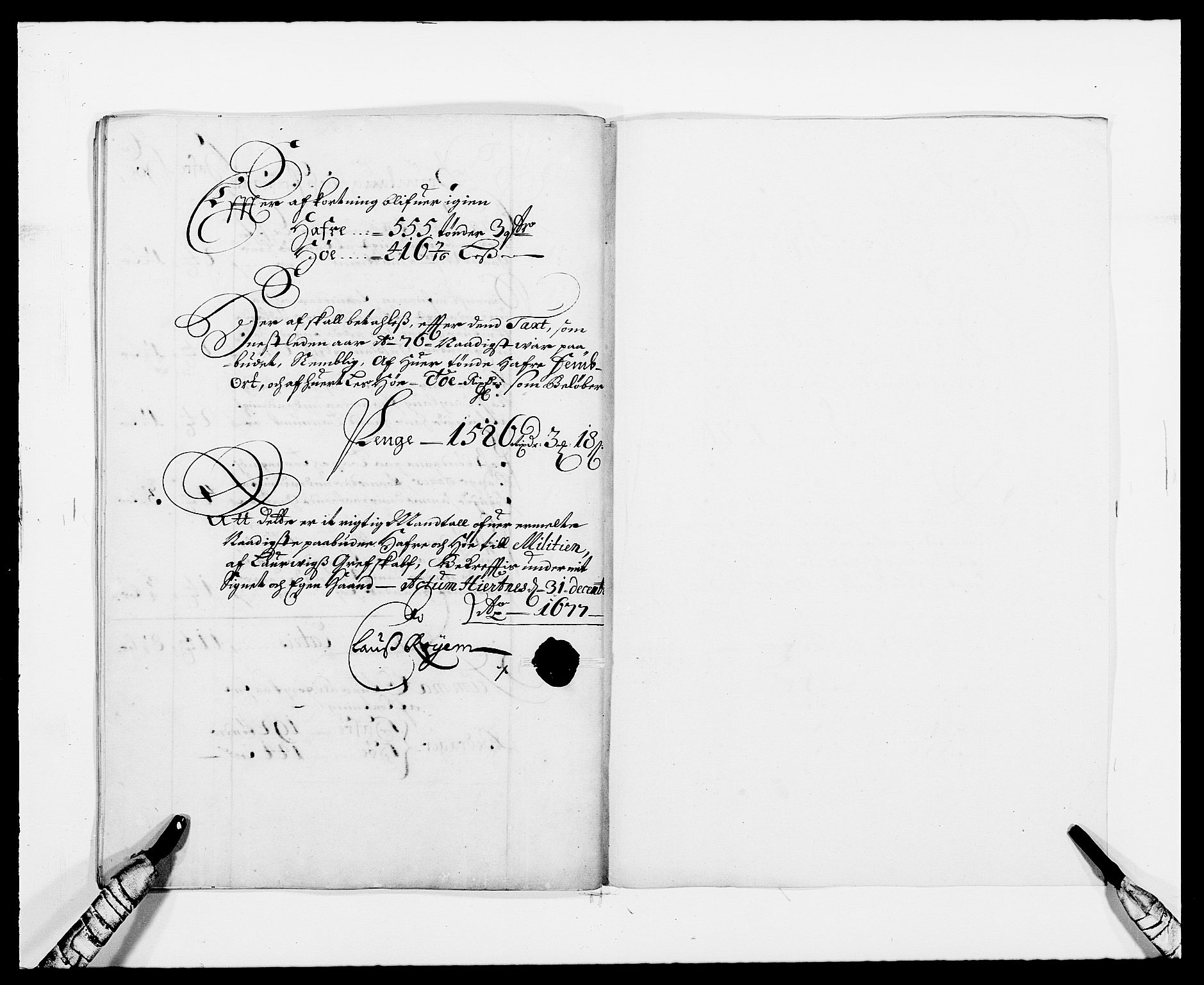 Rentekammeret inntil 1814, Reviderte regnskaper, Fogderegnskap, RA/EA-4092/R33/L1968: Fogderegnskap Larvik grevskap, 1675-1687, p. 109