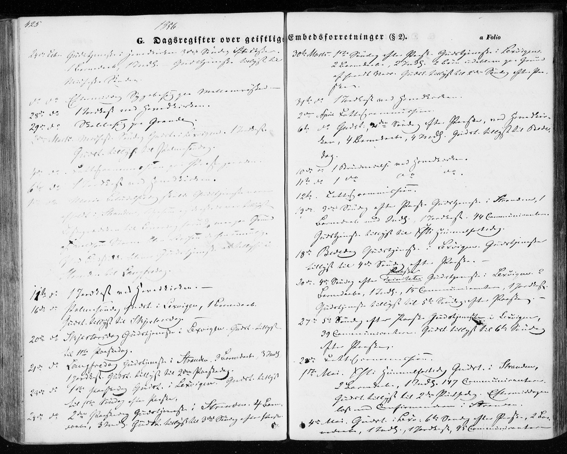 Ministerialprotokoller, klokkerbøker og fødselsregistre - Nord-Trøndelag, SAT/A-1458/701/L0008: Parish register (official) no. 701A08 /1, 1854-1863, p. 425