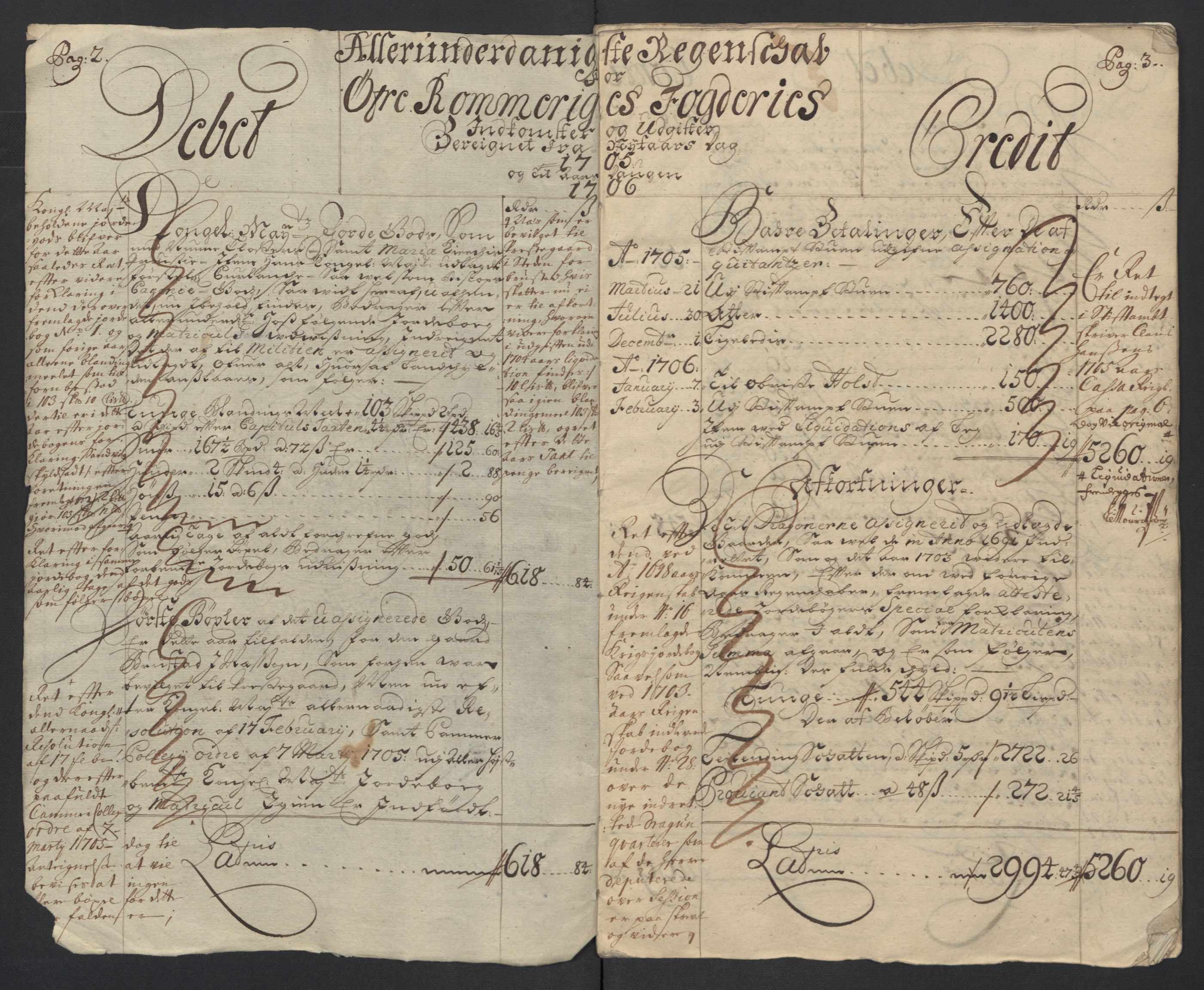 Rentekammeret inntil 1814, Reviderte regnskaper, Fogderegnskap, RA/EA-4092/R12/L0717: Fogderegnskap Øvre Romerike, 1704-1705, p. 239