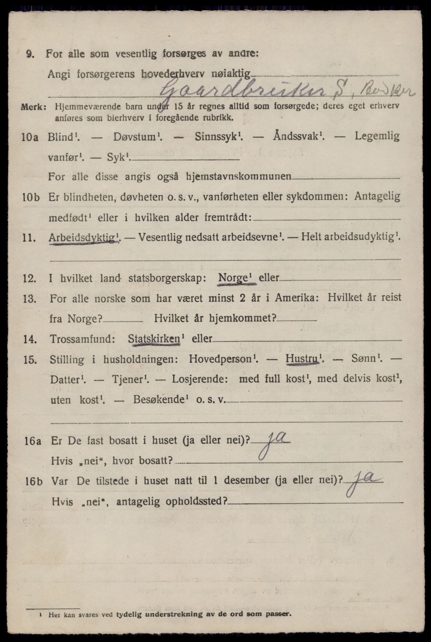 SAST, 1920 census for Vikedal, 1920, p. 4778