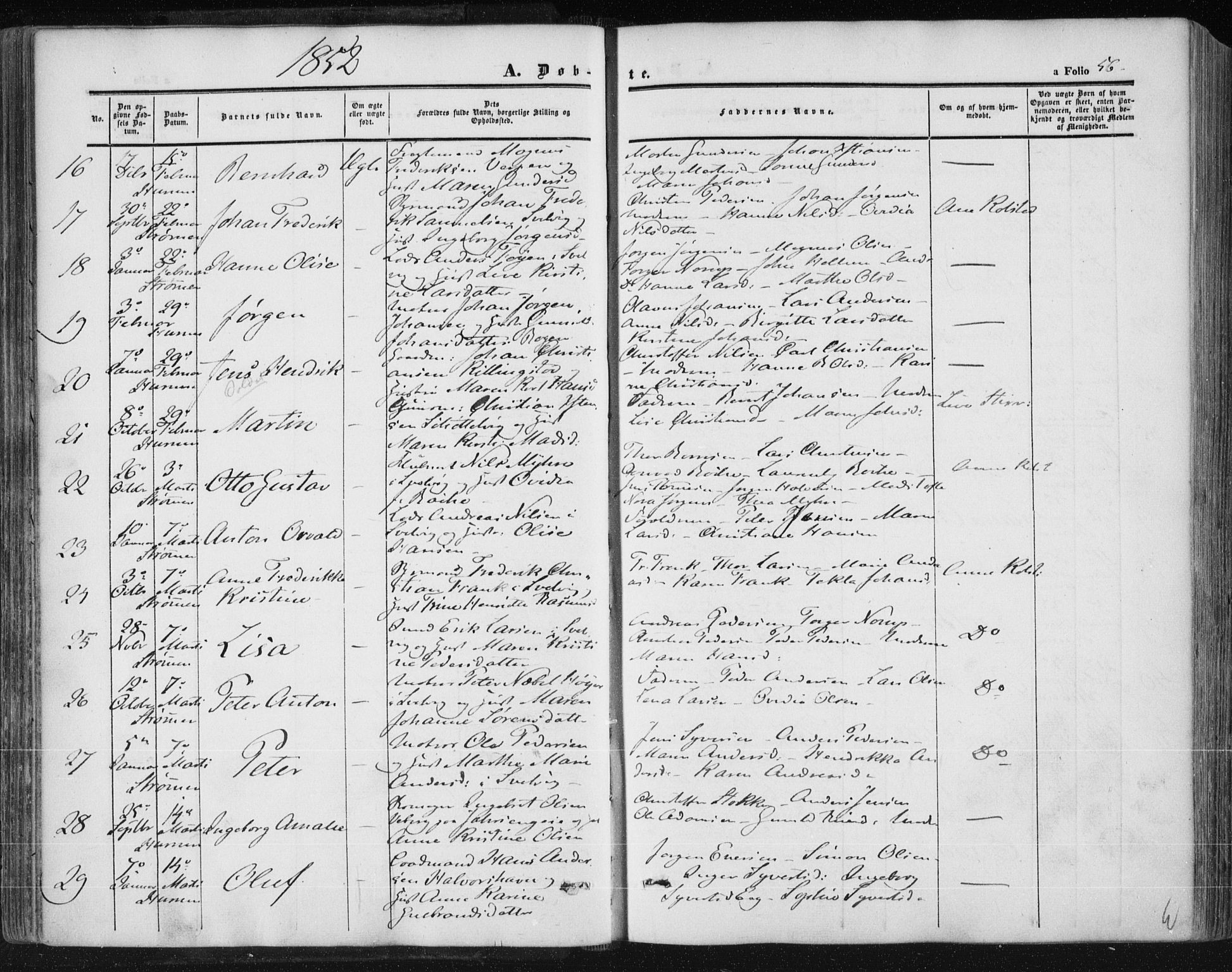 Hurum kirkebøker, AV/SAKO-A-229/F/Fa/L0011: Parish register (official) no. 11, 1847-1860, p. 56
