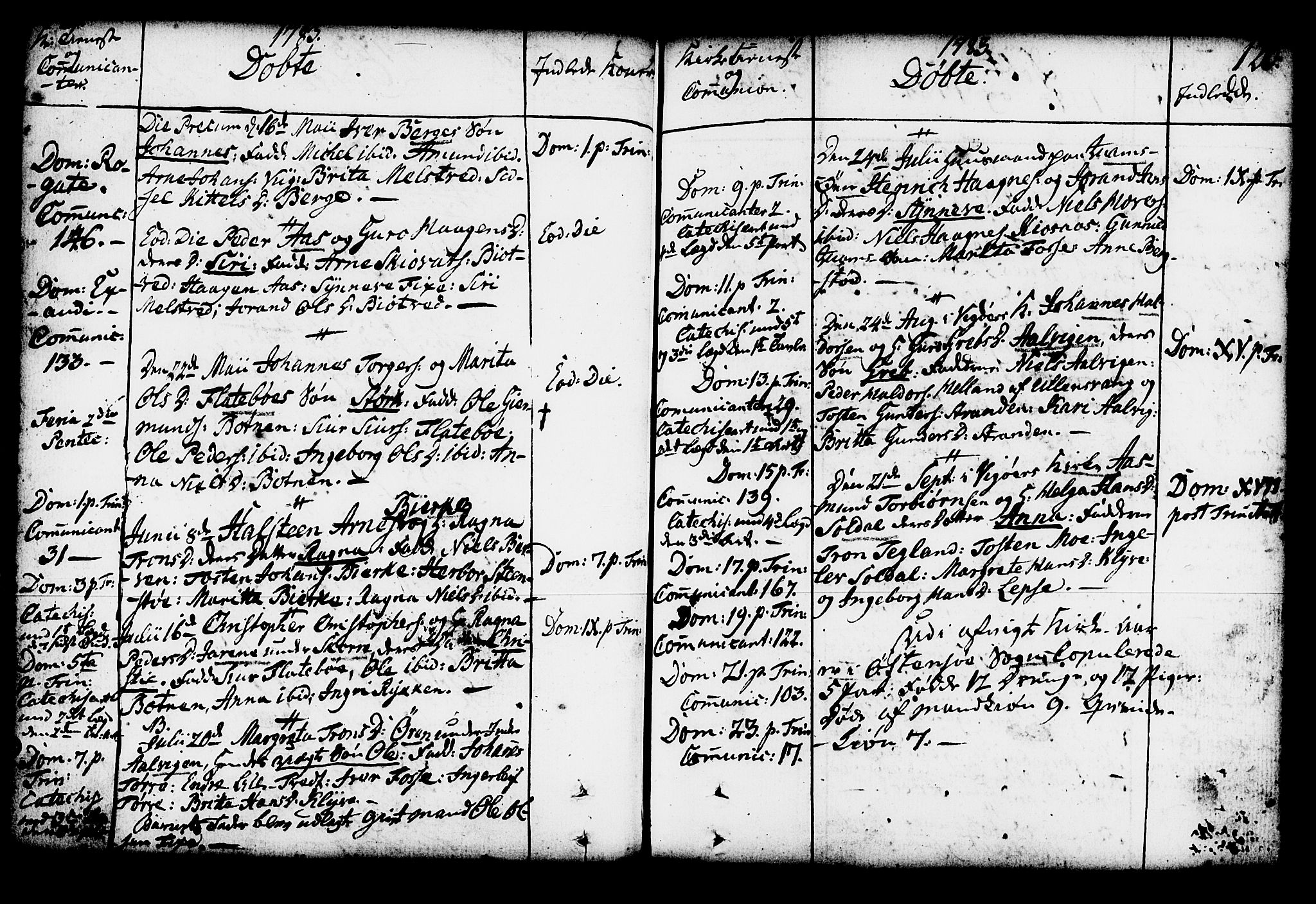 Kvam sokneprestembete, SAB/A-76201/H/Haa: Parish register (official) no. A 4, 1743-1795, p. 120