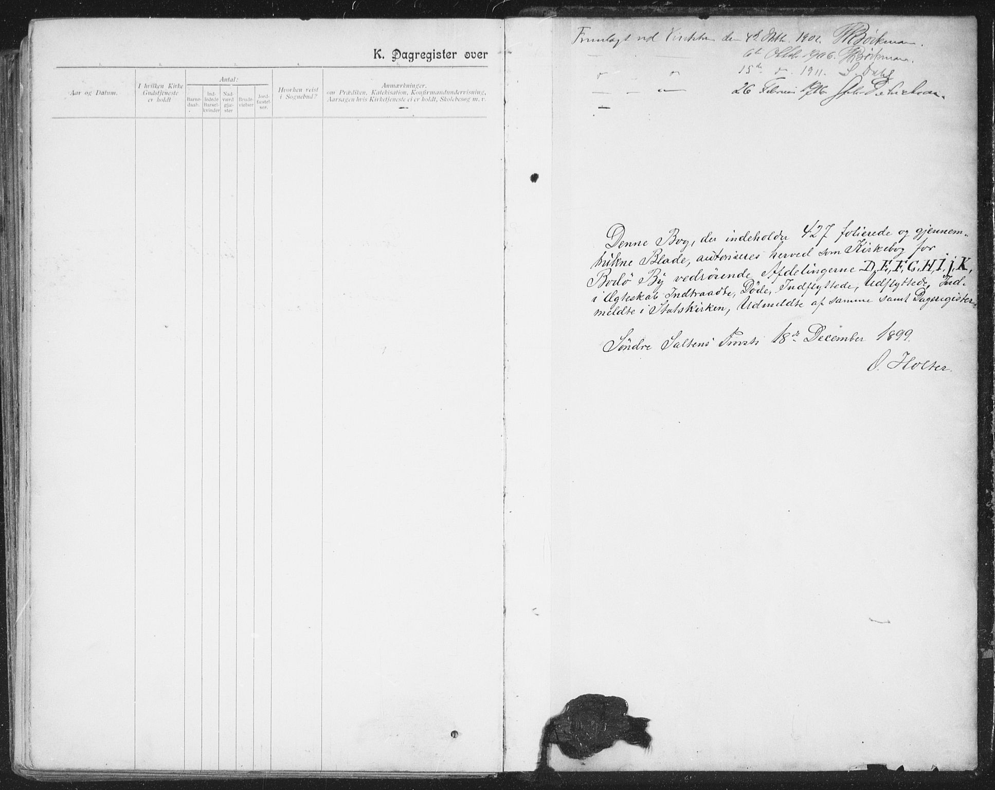 Ministerialprotokoller, klokkerbøker og fødselsregistre - Nordland, AV/SAT-A-1459/801/L0012: Parish register (official) no. 801A12, 1900-1916, p. 397