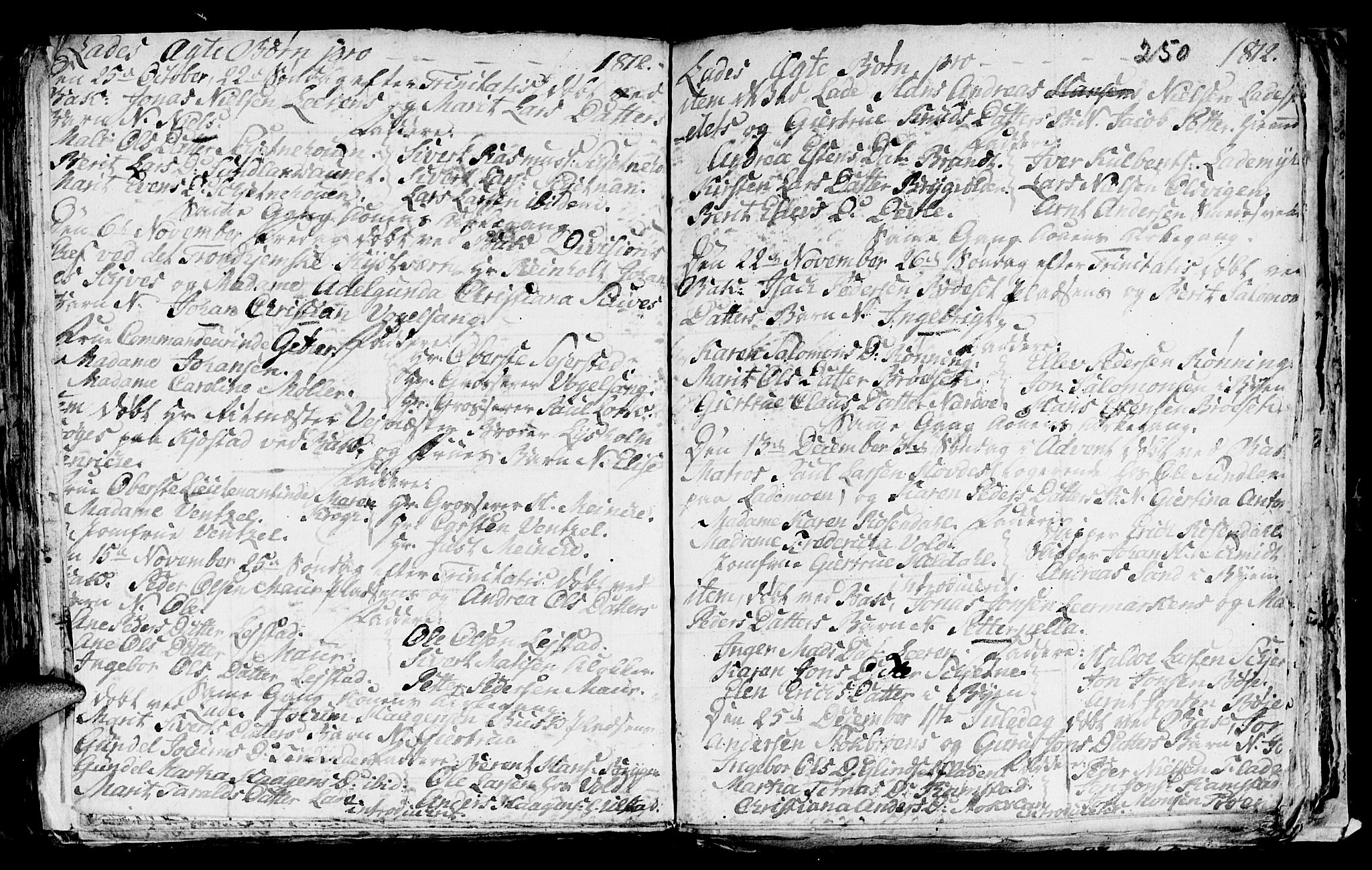 Ministerialprotokoller, klokkerbøker og fødselsregistre - Sør-Trøndelag, AV/SAT-A-1456/606/L0305: Parish register (copy) no. 606C01, 1757-1819, p. 250