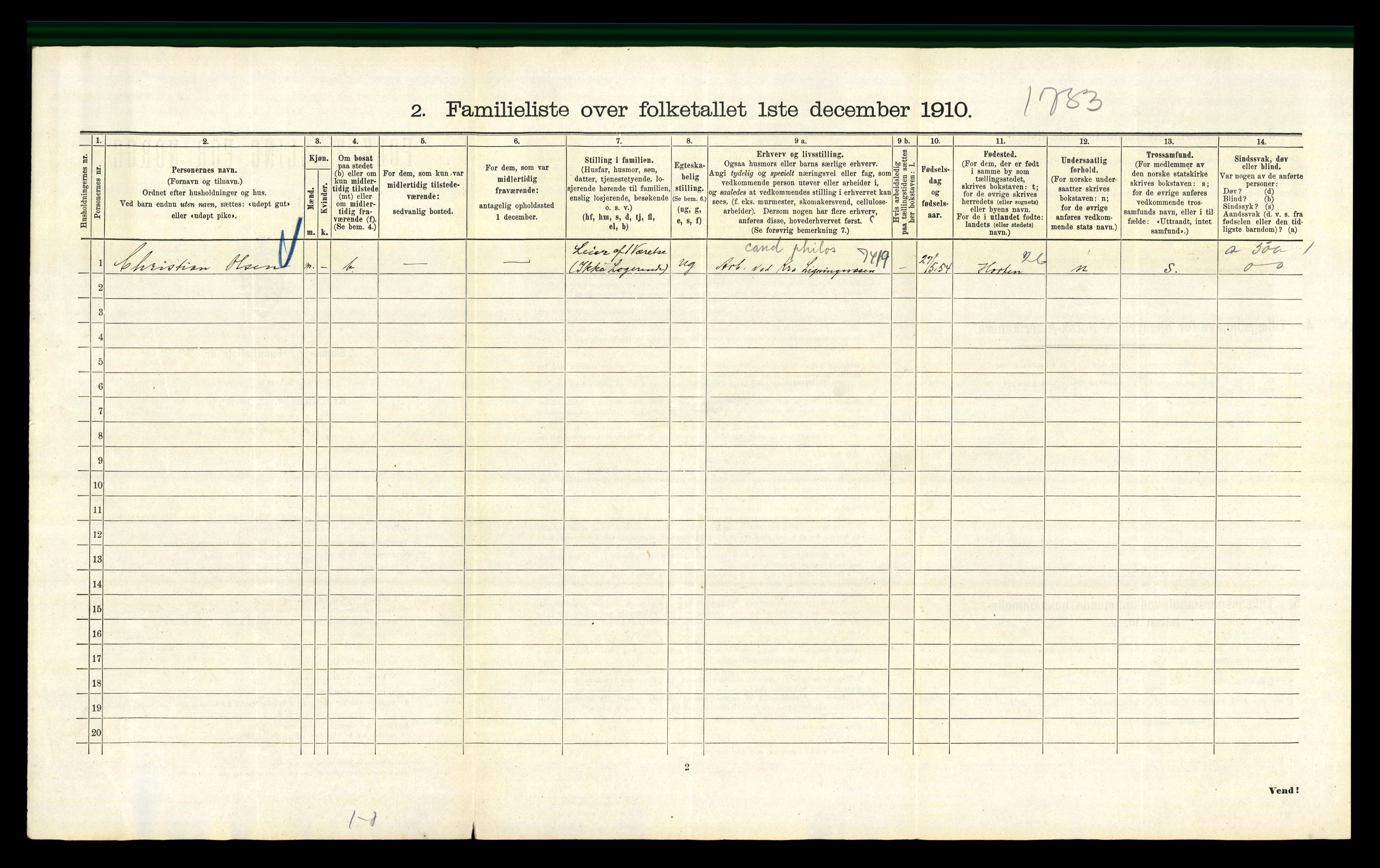 RA, 1910 census for Kristiania, 1910, p. 72228