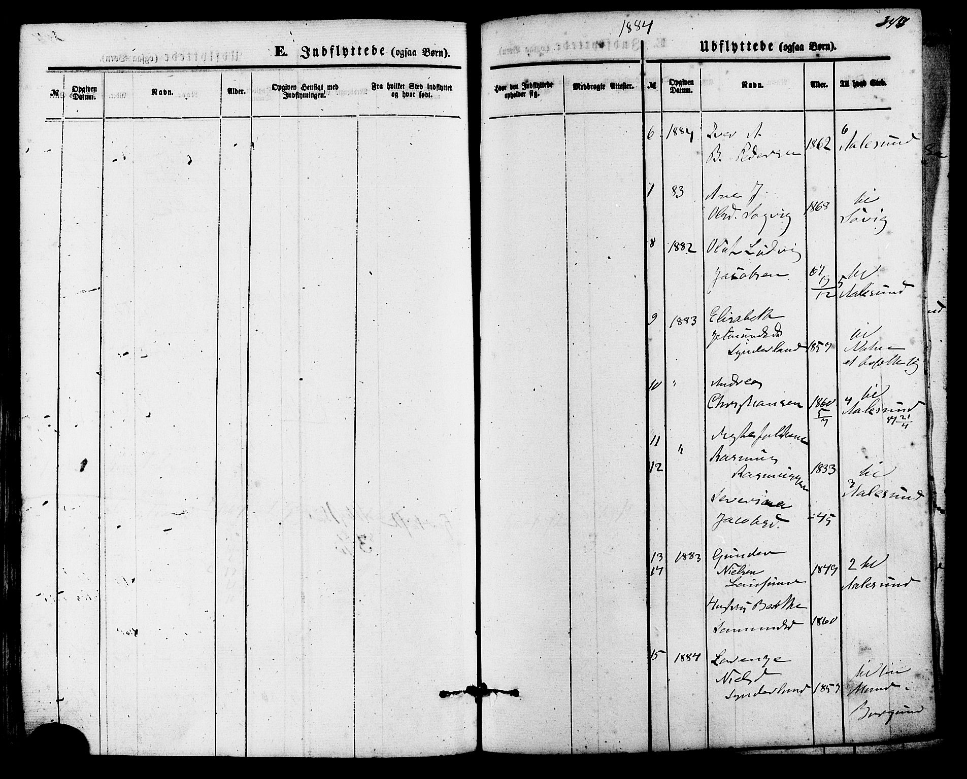 Ministerialprotokoller, klokkerbøker og fødselsregistre - Møre og Romsdal, AV/SAT-A-1454/536/L0500: Parish register (official) no. 536A09, 1876-1889, p. 344