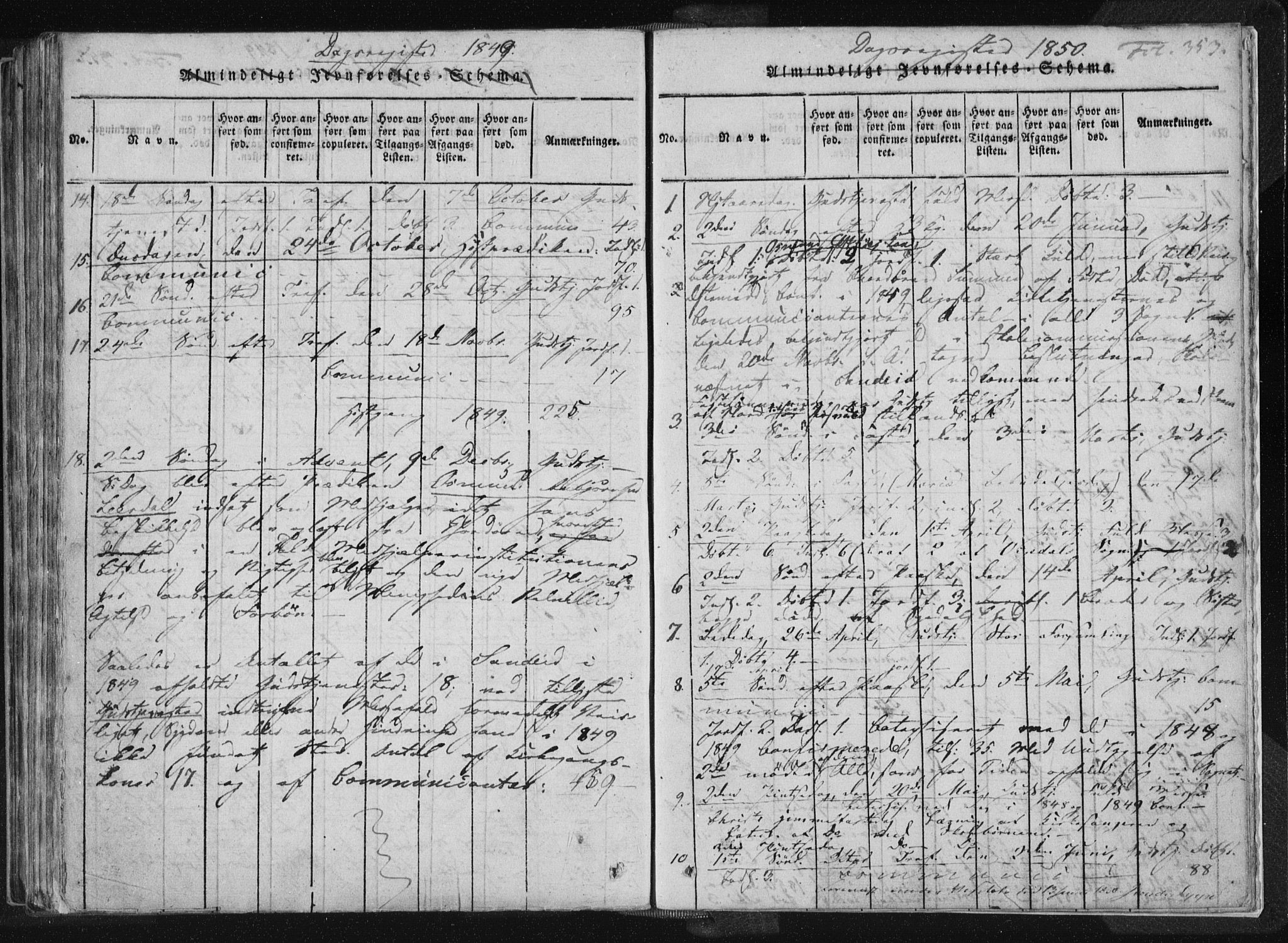 Vikedal sokneprestkontor, AV/SAST-A-101840/01/IV: Parish register (official) no. A 4, 1816-1850, p. 353