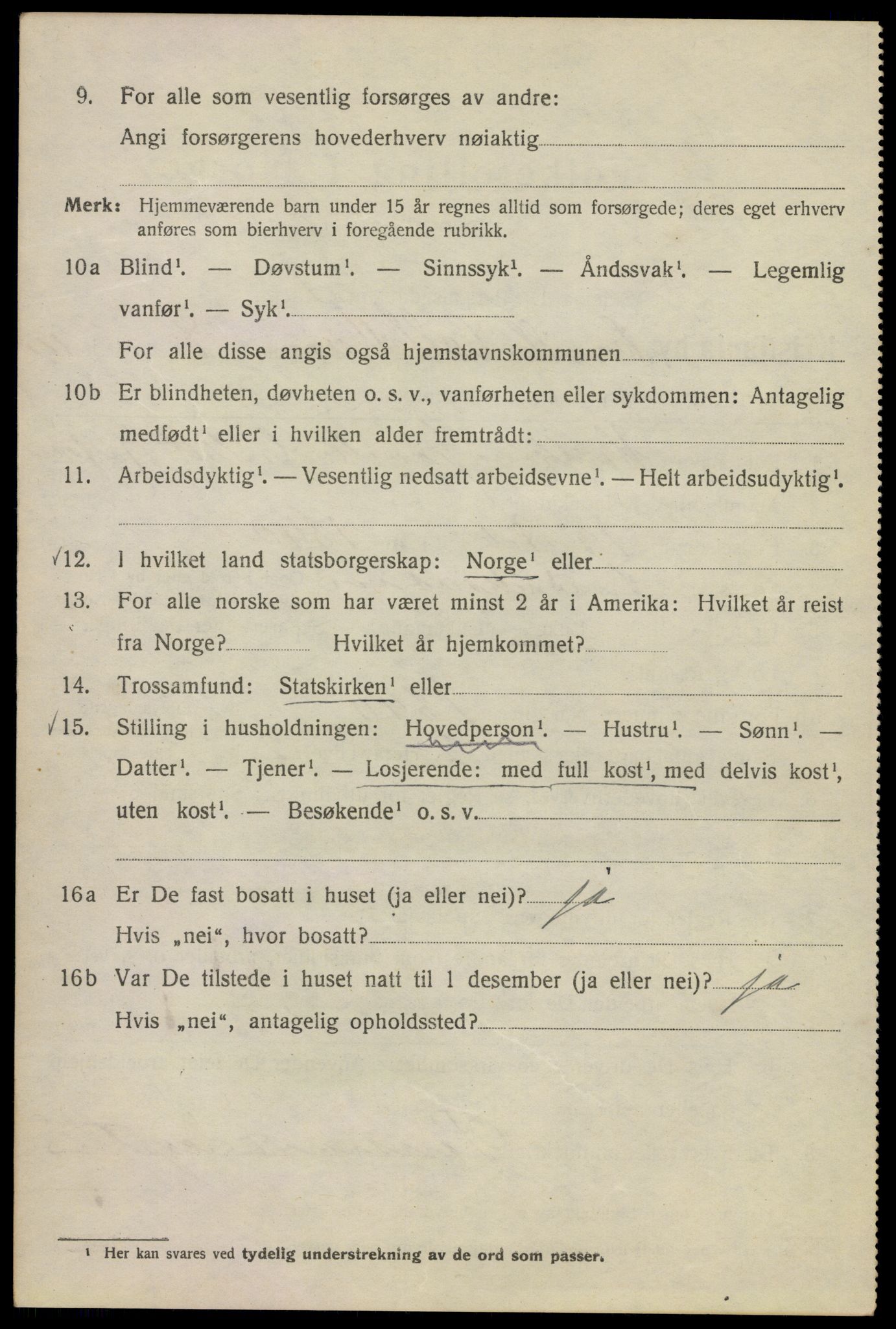 SAO, 1920 census for Kristiania, 1920, p. 182764