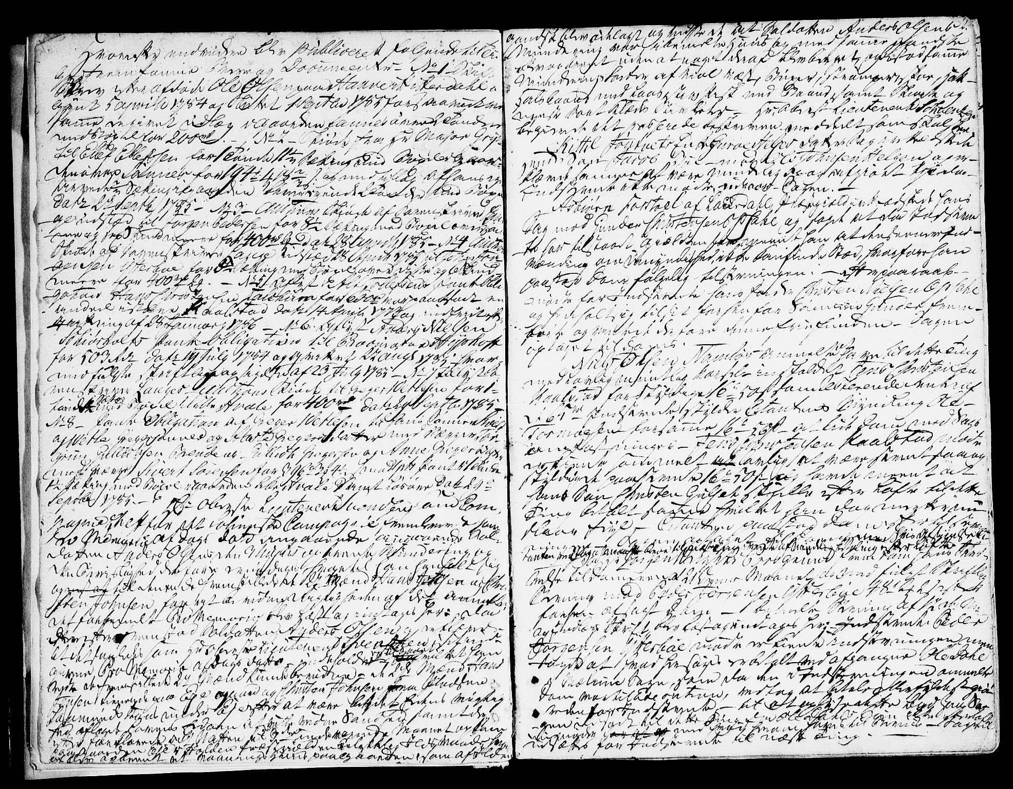 Nedre Telemark sorenskriveri, SAKO/A-135/F/Fa/L0029: Tingbok, 1786-1789, p. 2